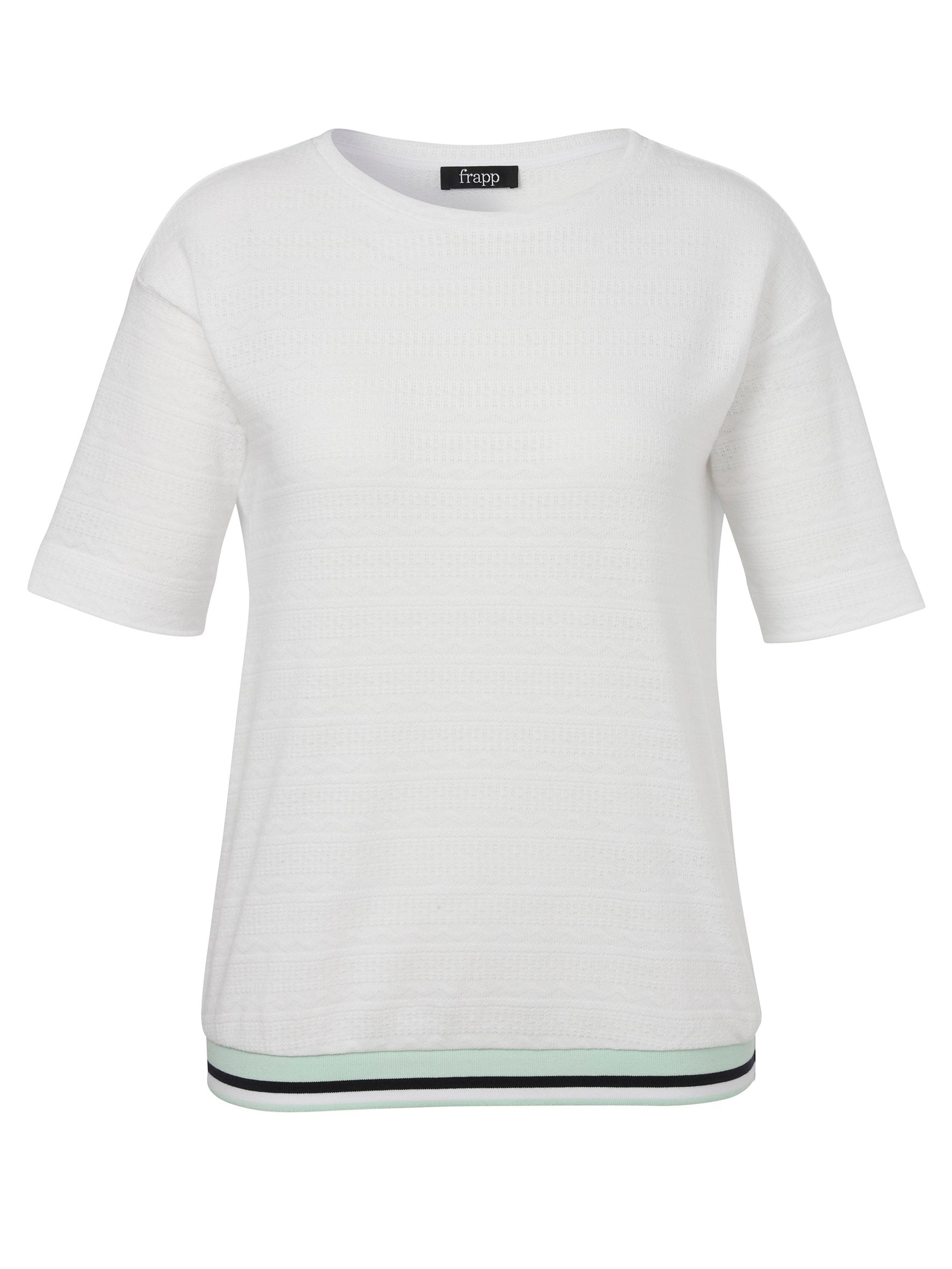T-Shirt Rundhals 1/2 Arm (White Multicolor)