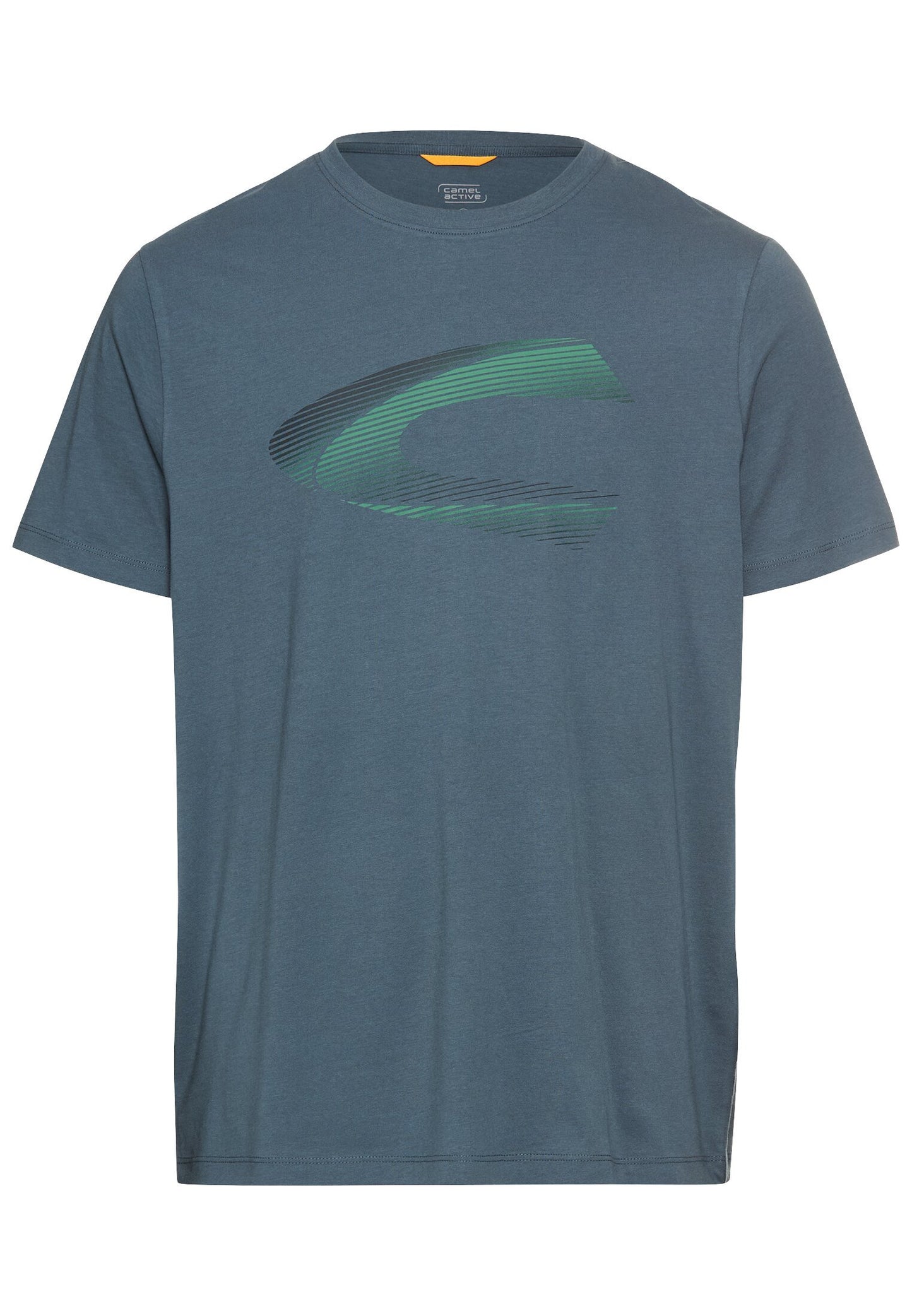 T-Shirt mit Print aus nachhaltigem Organic Cotton (Tinted Blue)