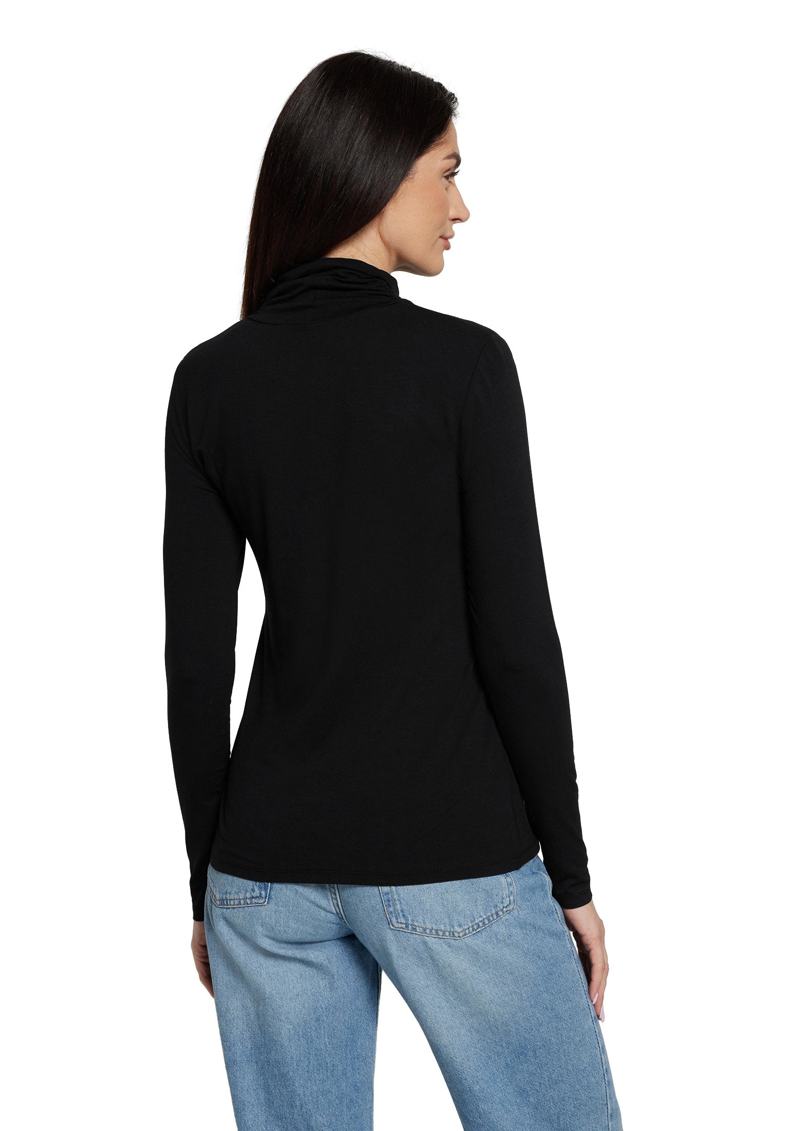 Rollkragenshirt (Black)