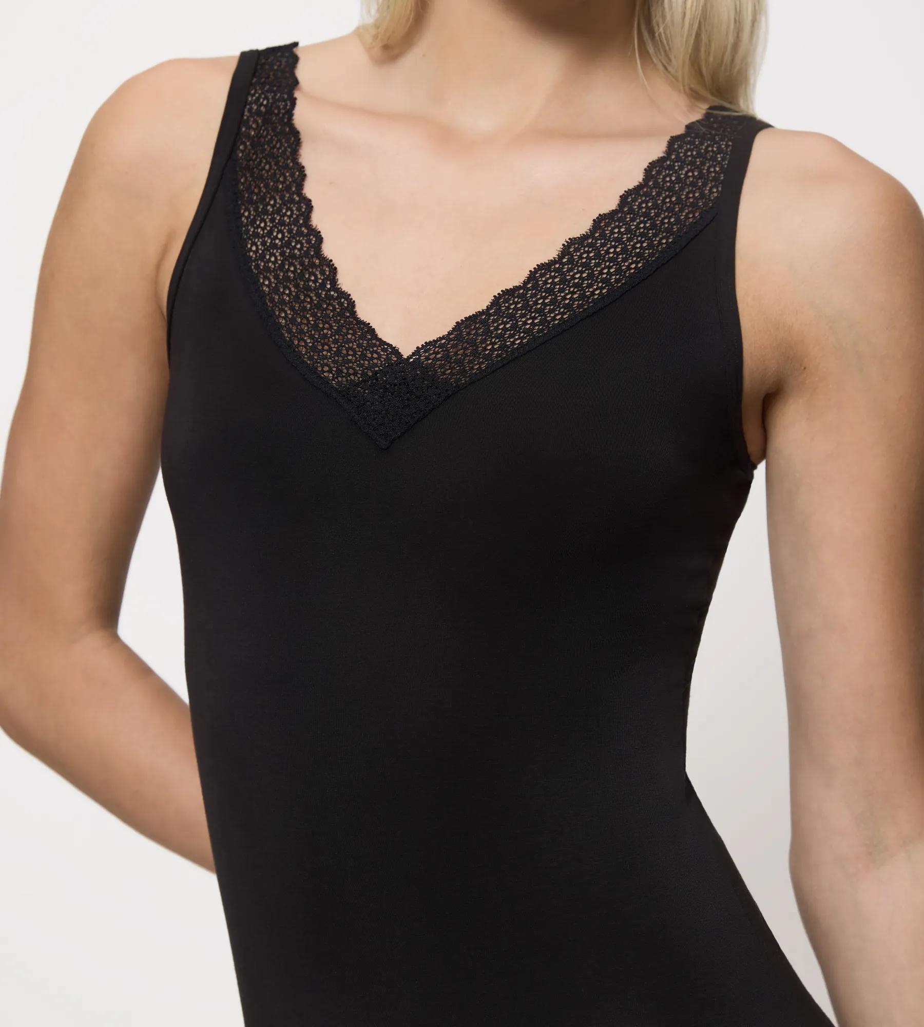 Feel of Modal Tank Top (Black)