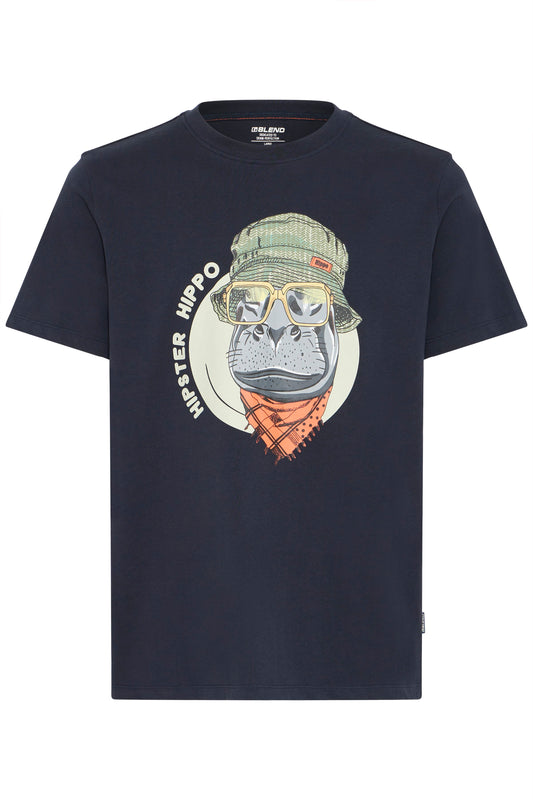 Bhkurt Funny Graphic S/s Tee (Salute Hip)