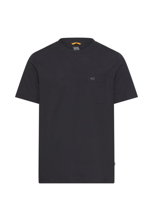 T-Shirt mit Brusttasche (Dark Navy)