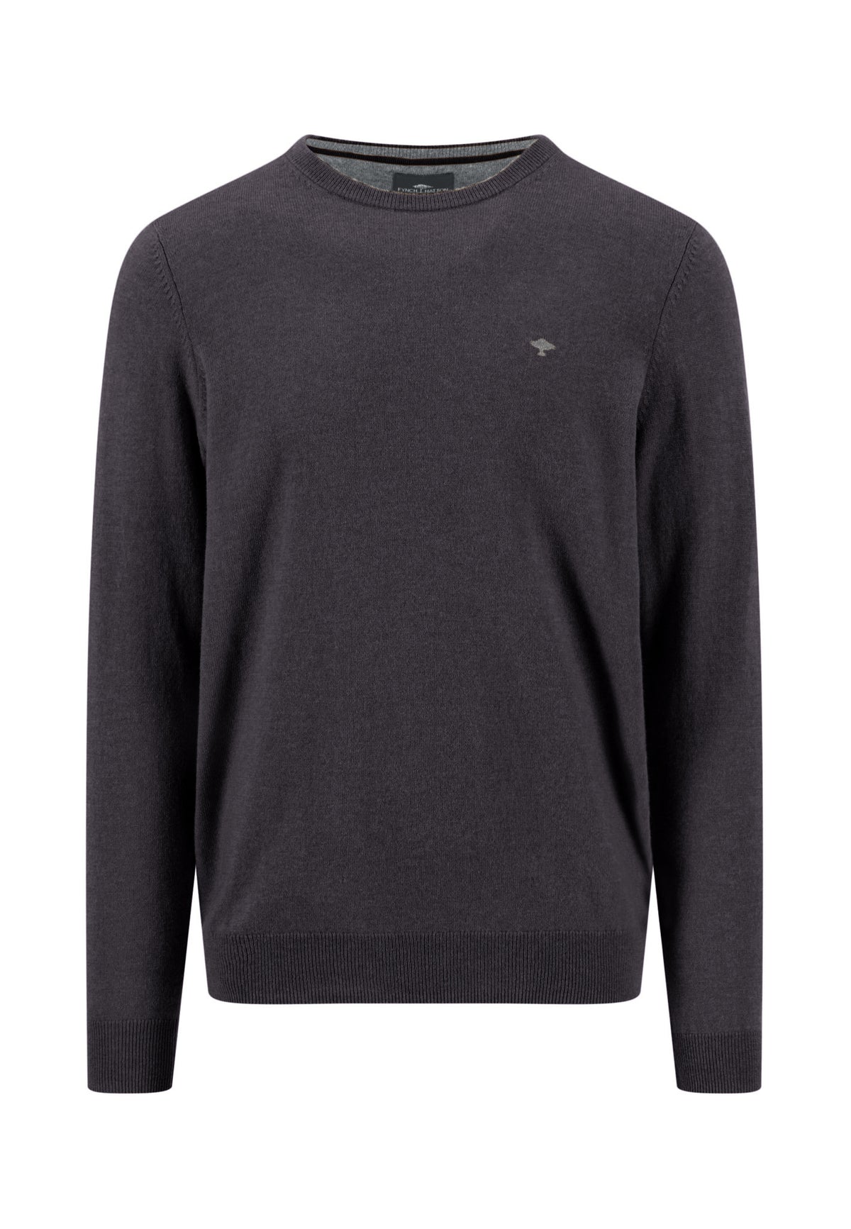 O-Neck, Merino Cashmere (Charcoal)