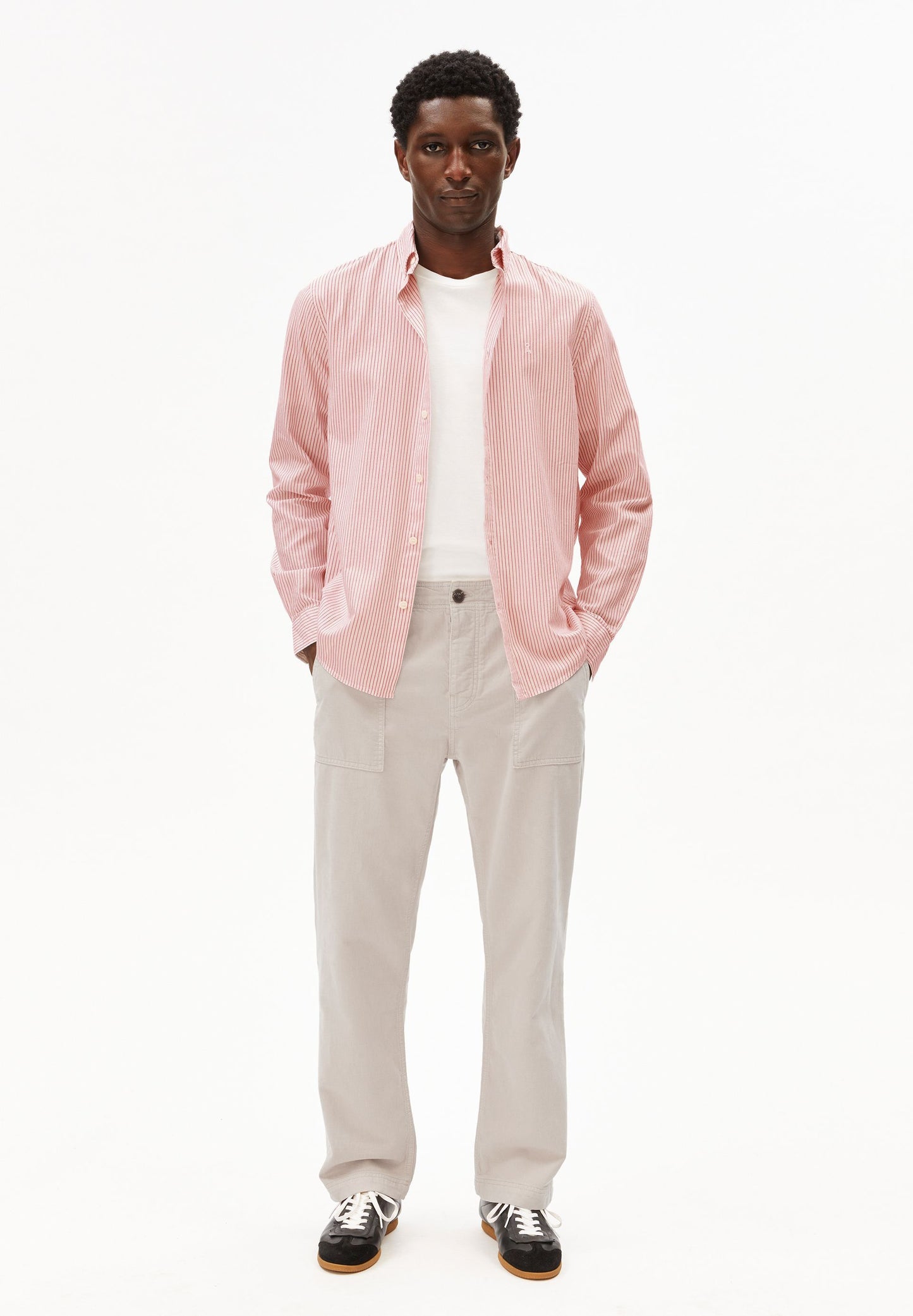 Quaasa Stripe Longsleeve Shirt (Tabasco Red)