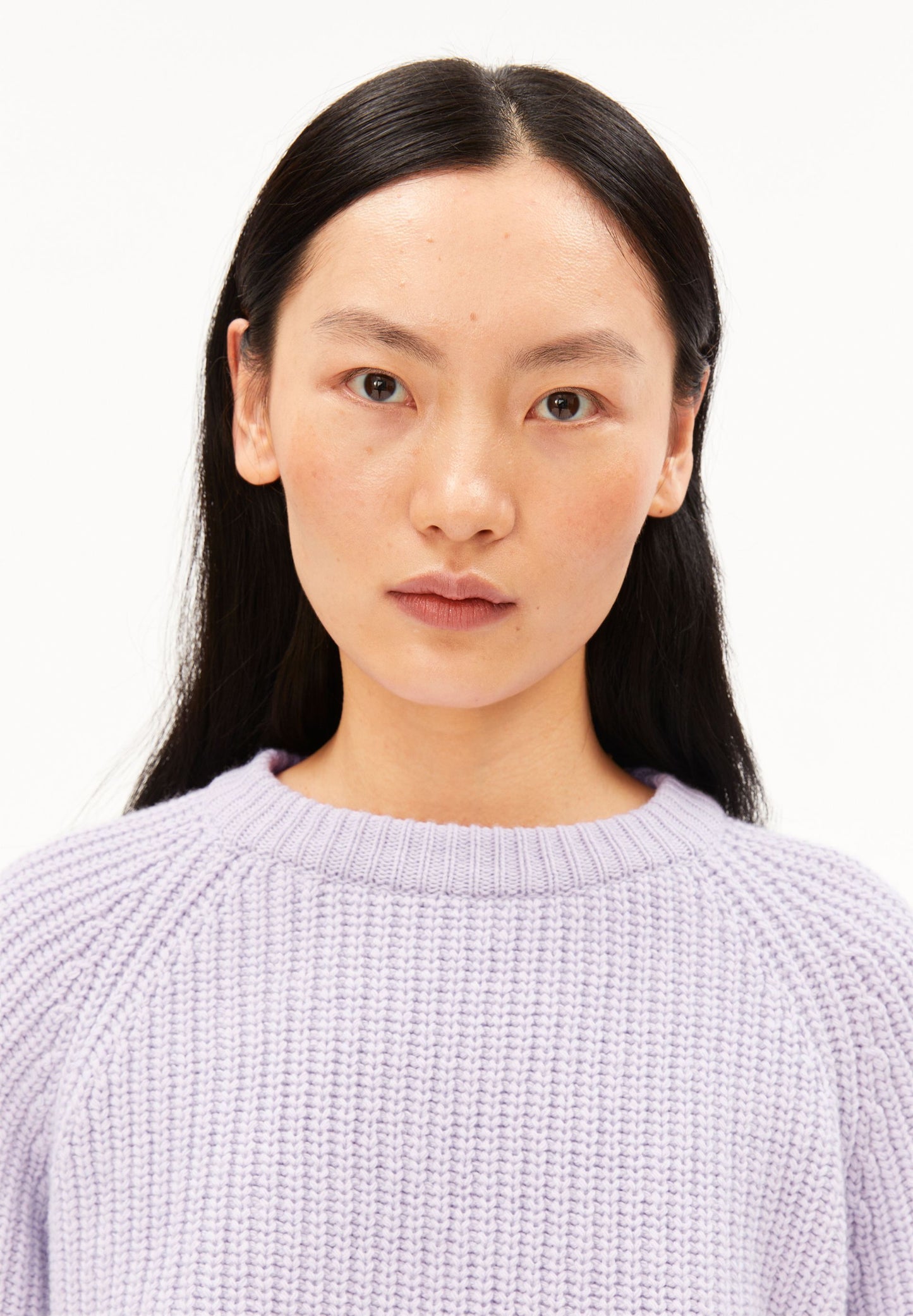 Rib Knit Sweater (Moonlit Lilac)