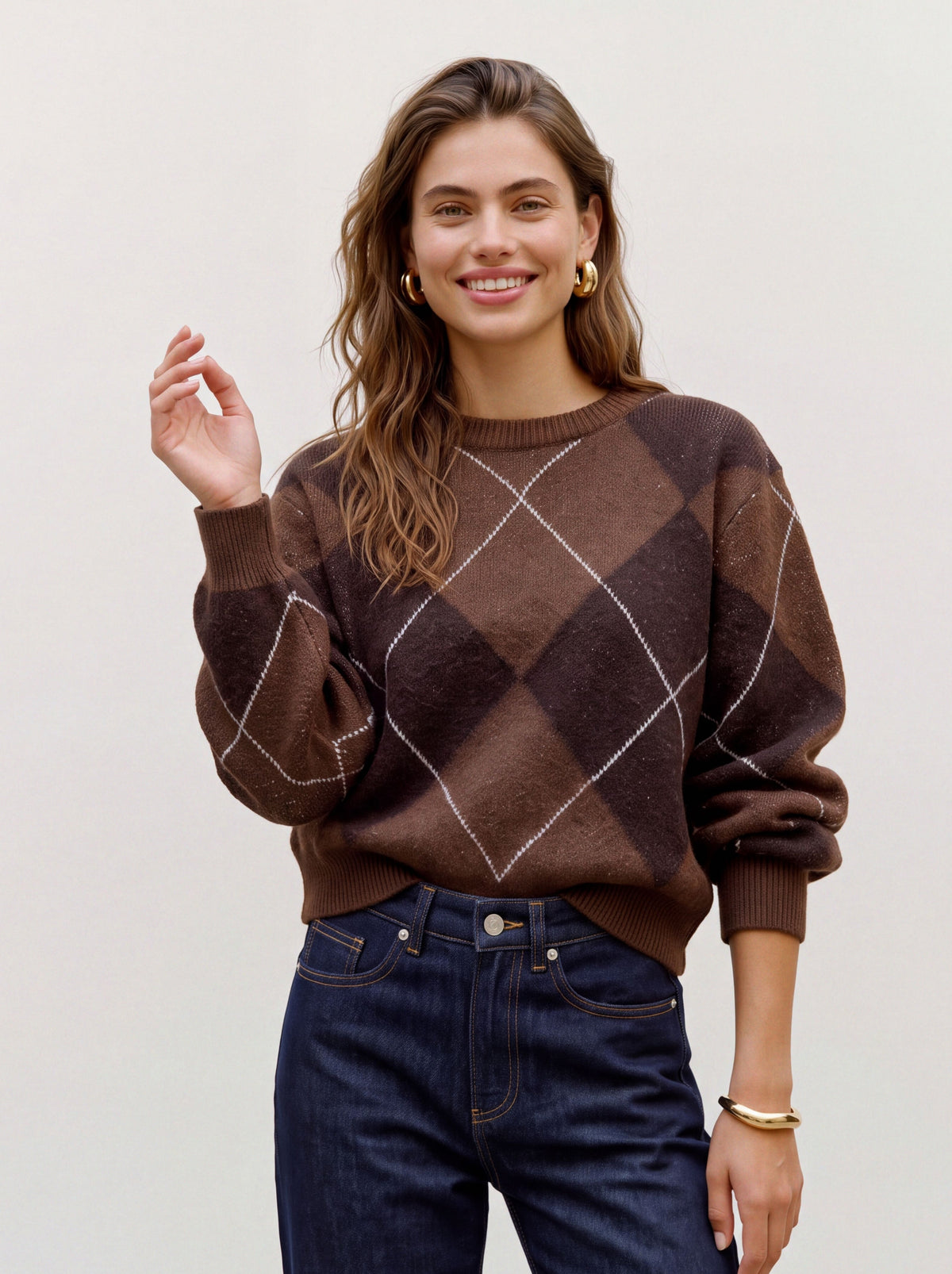 Vmdarla Ls O-neck Pullover Lcs (Cocoa Brow)