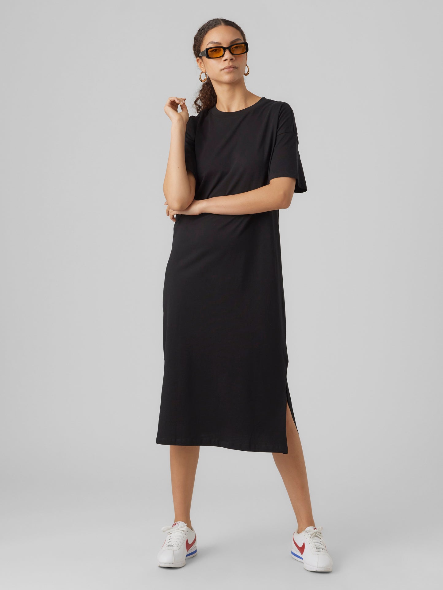 Vmmolly Ss Oversize Calf Dress Noos (Black)