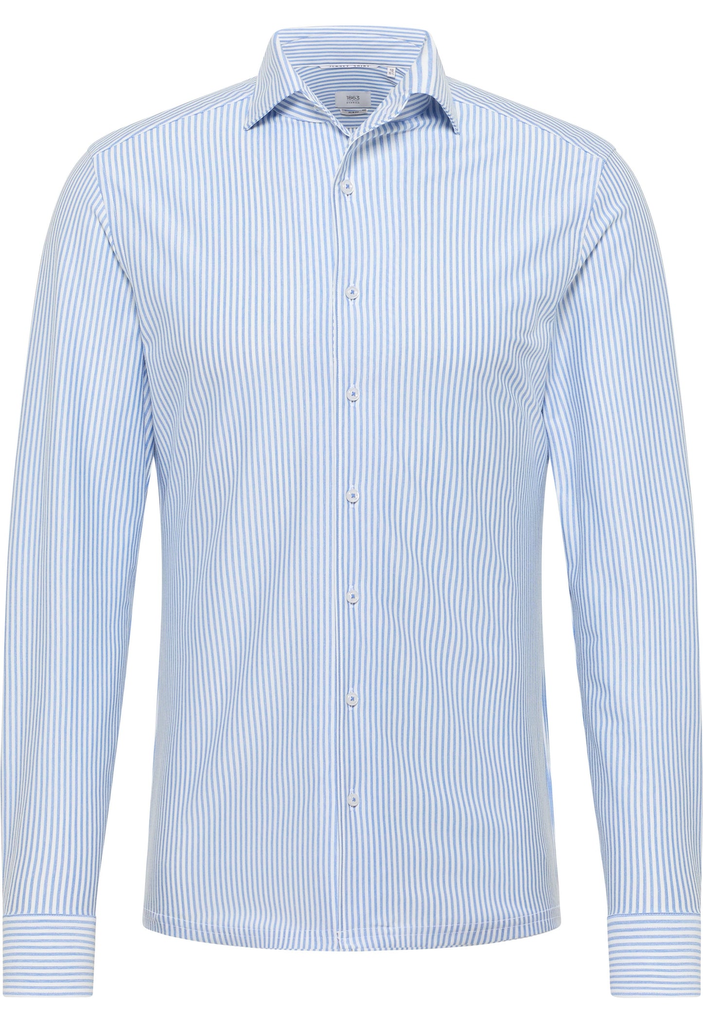 Hemd Jersey Langarm (Blau)