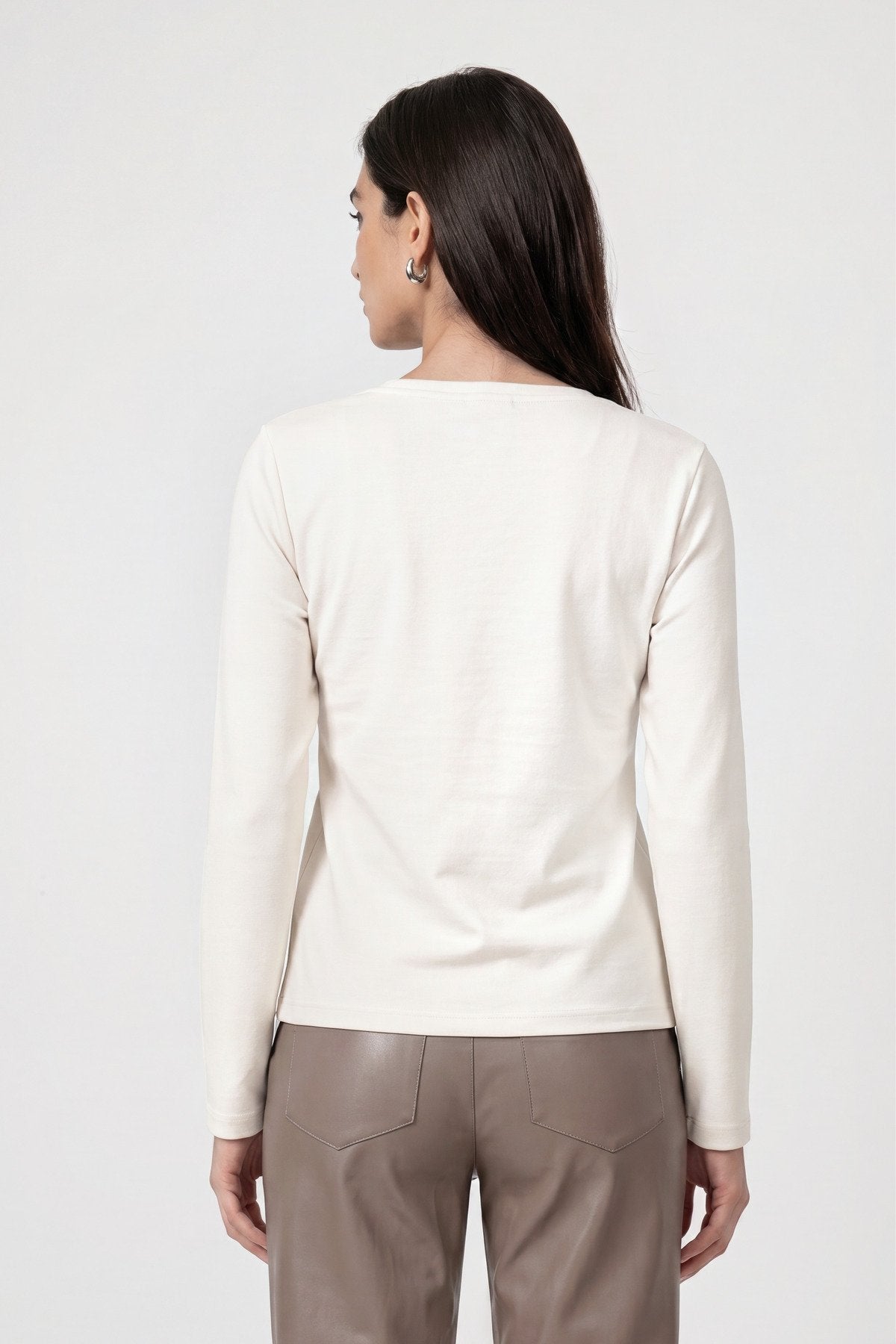 Sweatshirt mit Schmuckdetails (Pearly)
