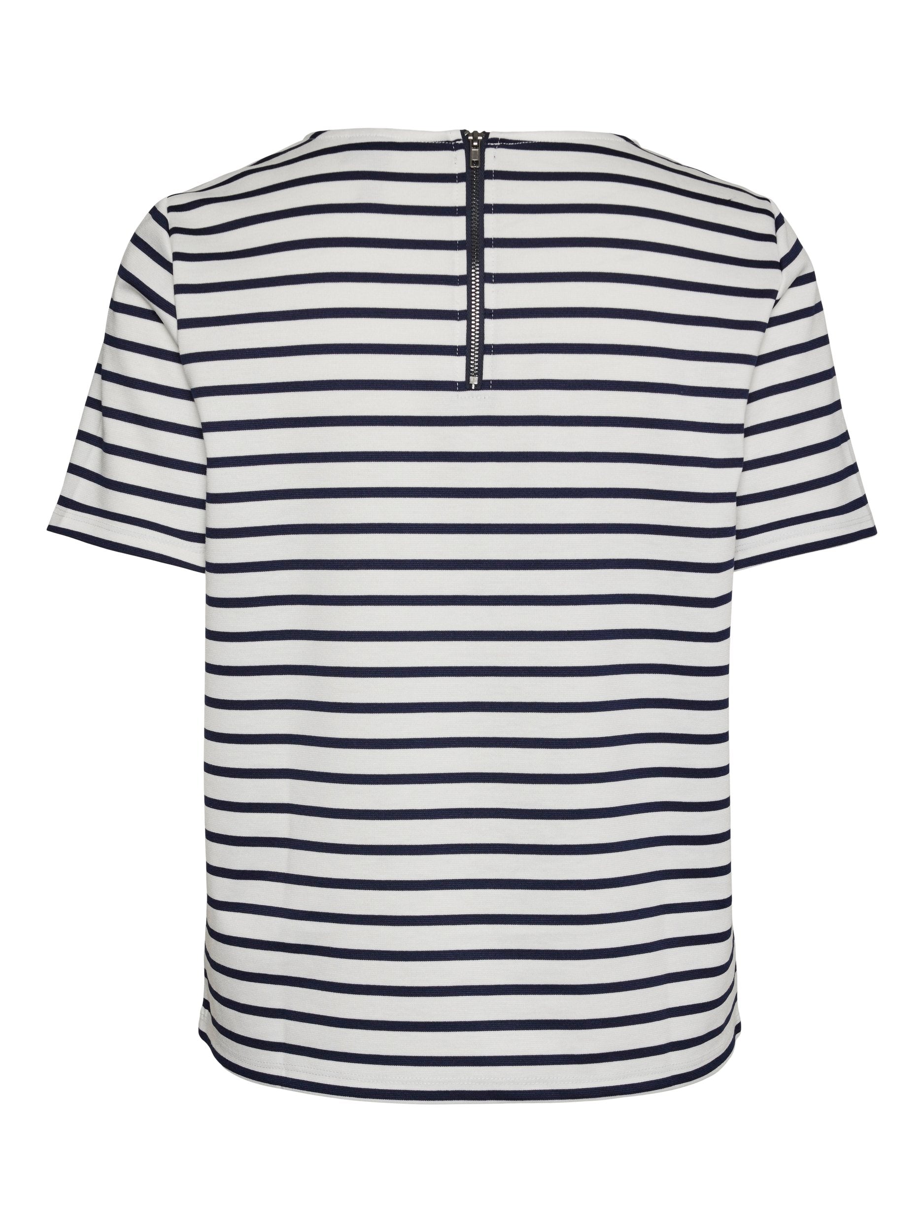Vmabby Ss Zip Top Jrs Noos (Snow White)
