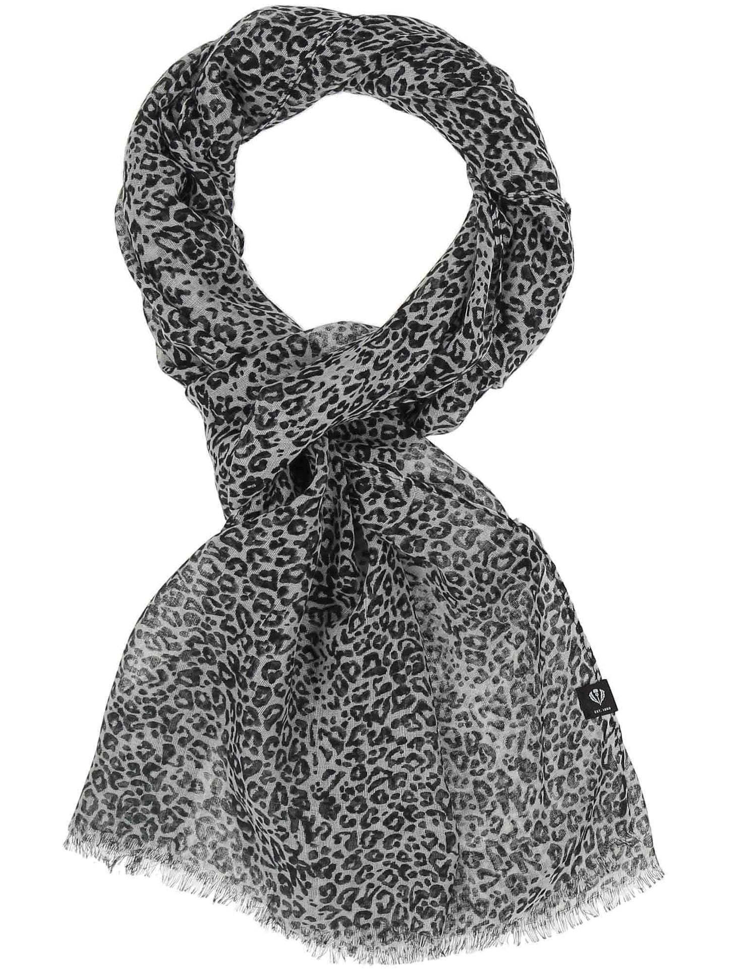 Schal Polyester Schal (Black White)