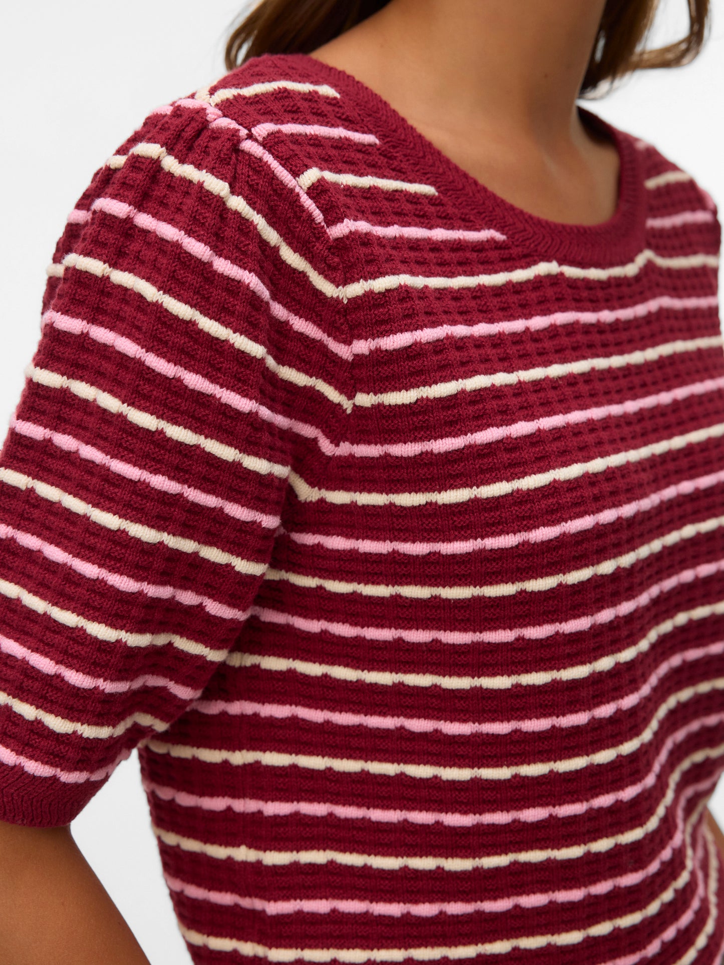 Vmmonica 2/4 O-neck Pullover Boo (Biking Red)