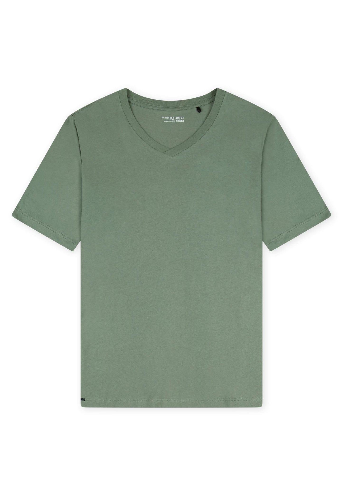 T-Shirt V-Ausschnitt (Khaki)