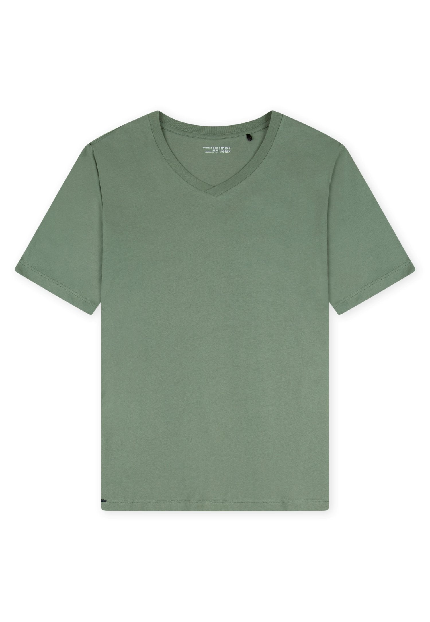 T-Shirt V-Ausschnitt (Khaki)
