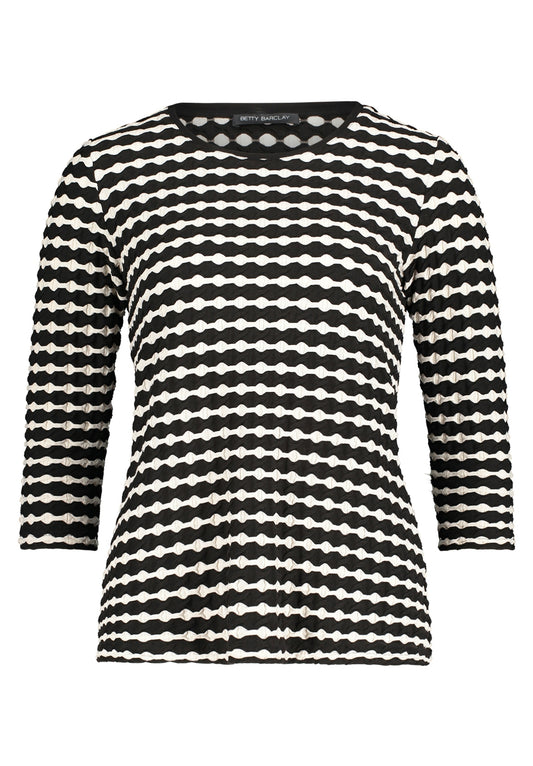 Basic Shirt (Black/cream)