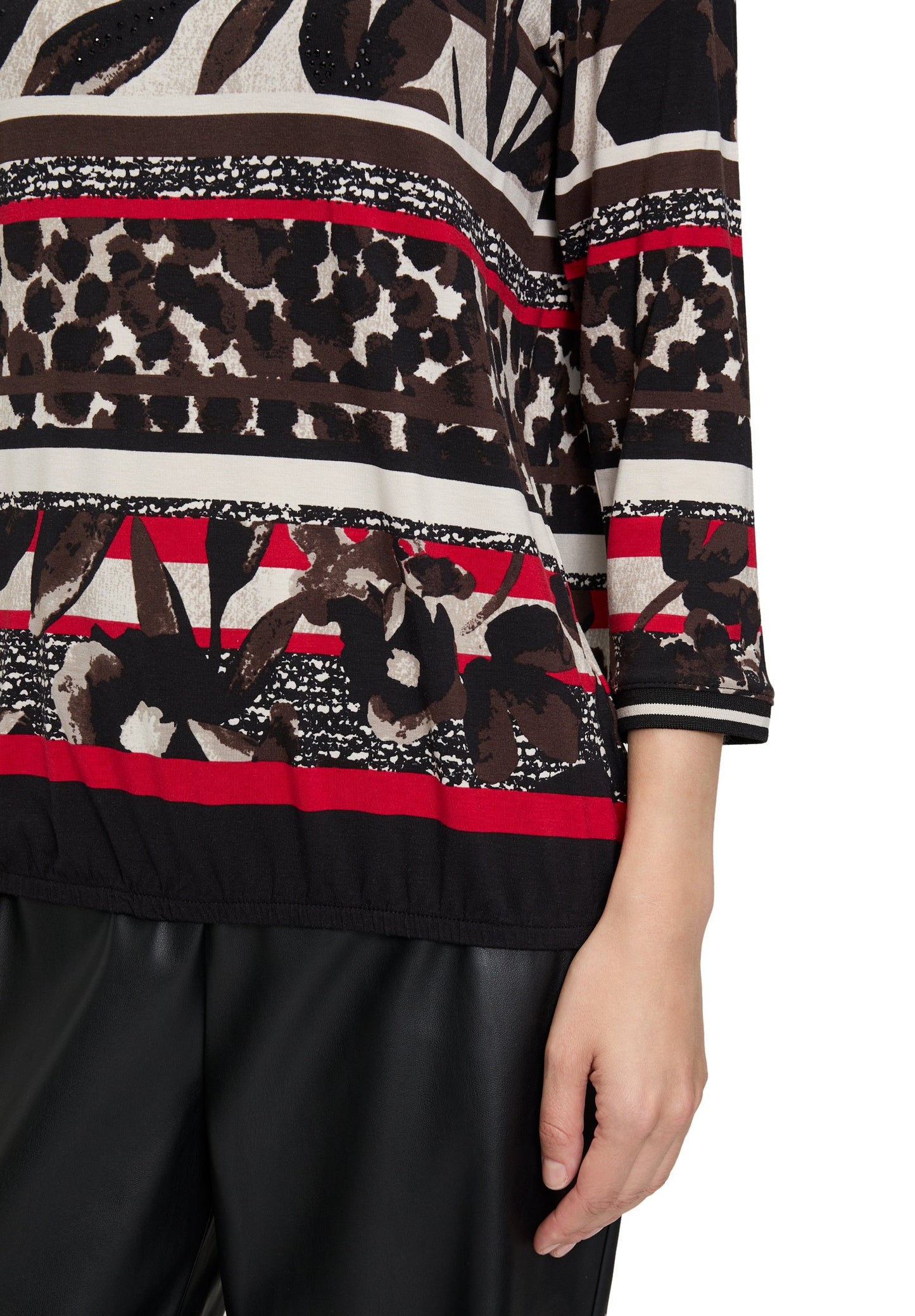 Casual-Shirt (Black/red)