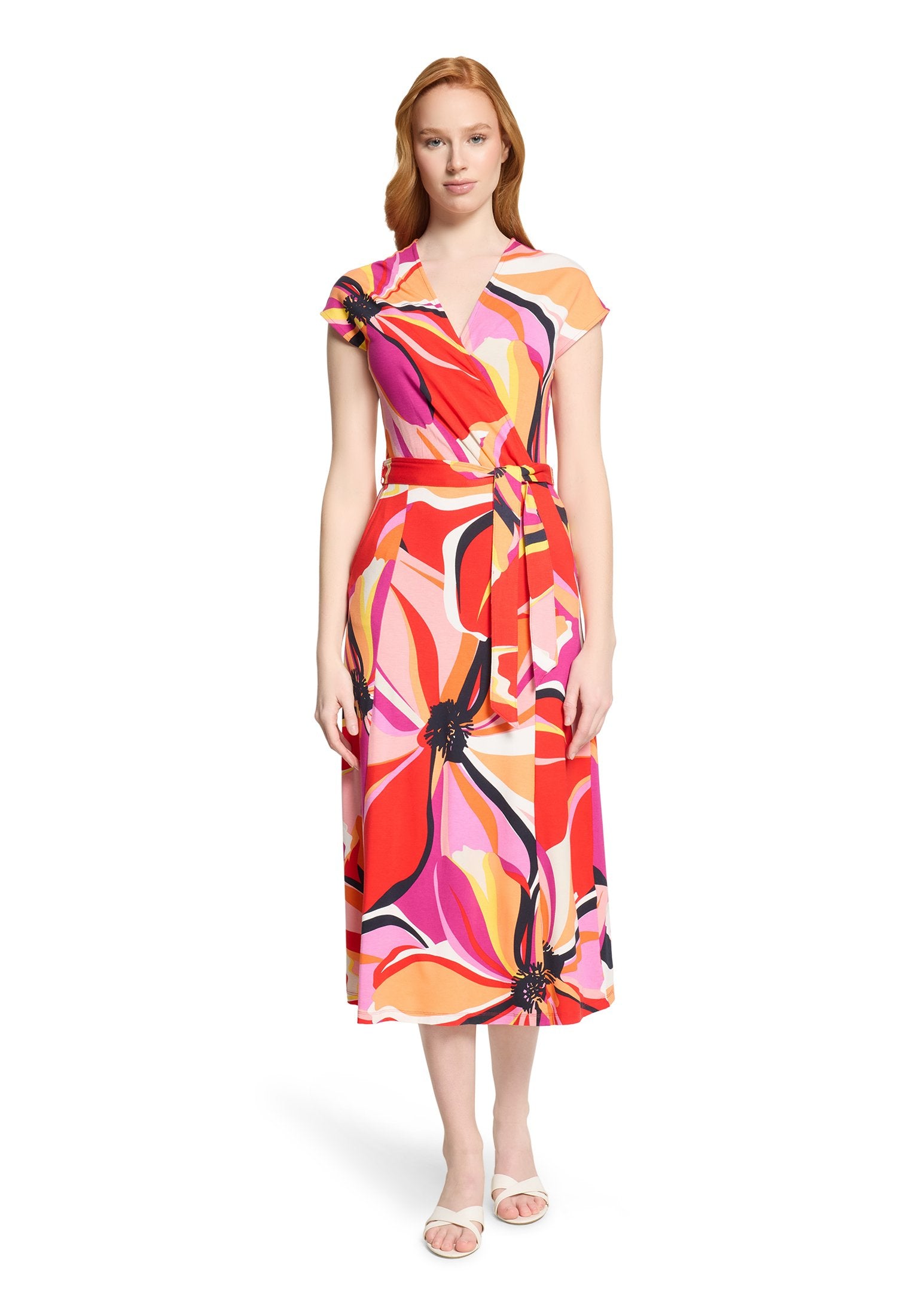 Jerseykleid (Red/pink)