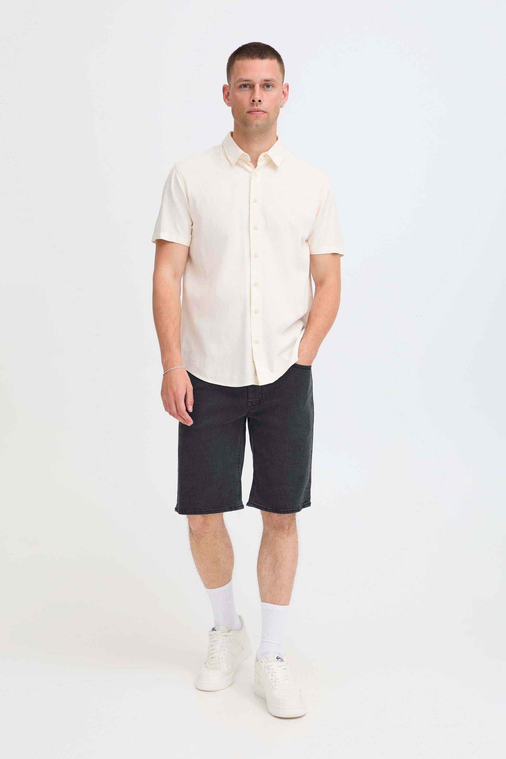 Bh_twister Slm/reg Denimshorts (Denim Black)