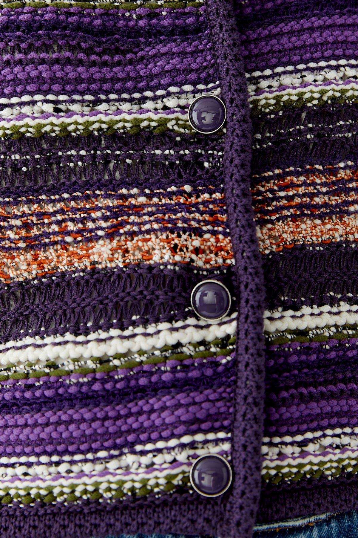 Strickjacke (Dk Violett Oran)