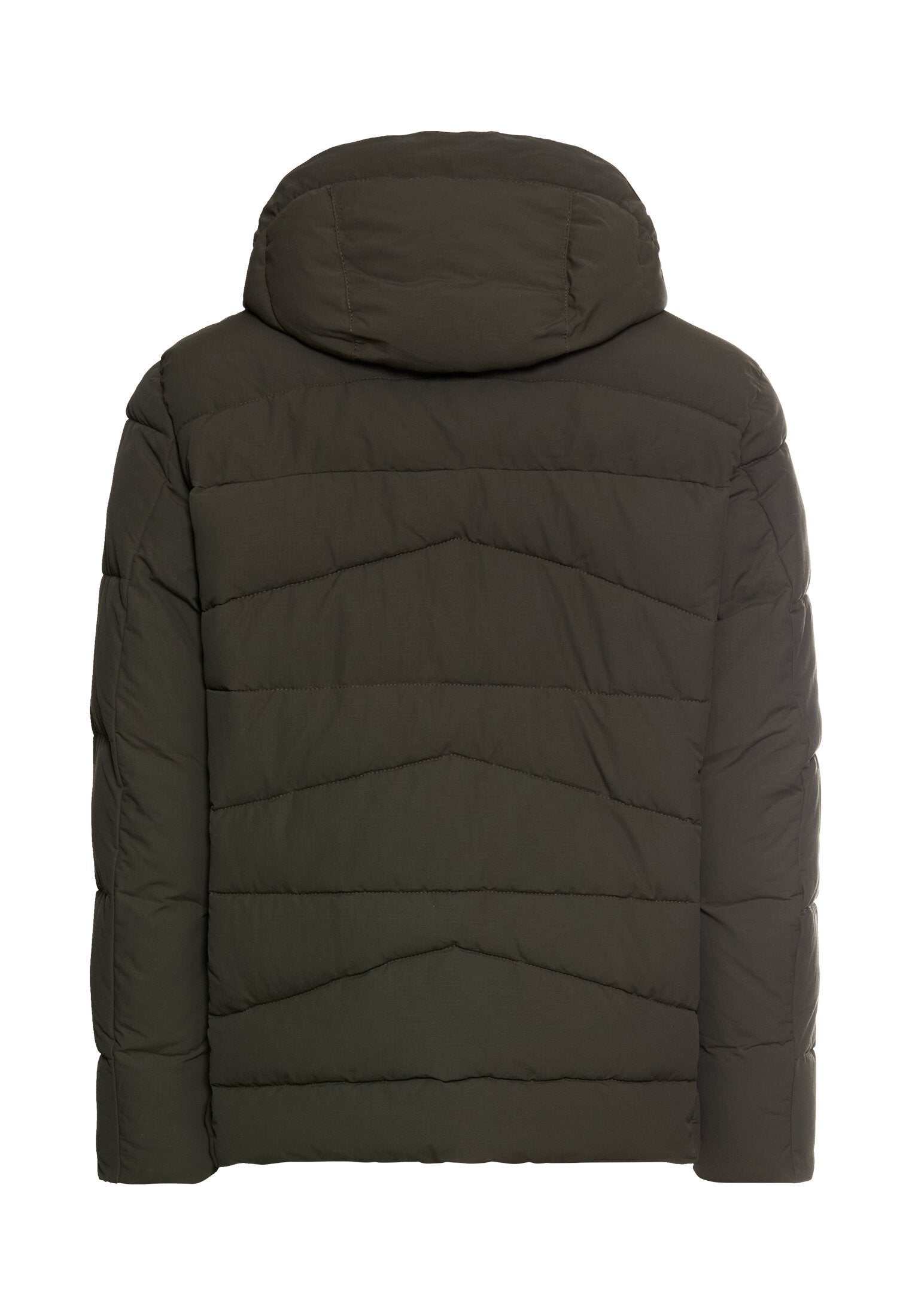 Winterjacke mit abnehmbarer Kapuze (Dark Brown)