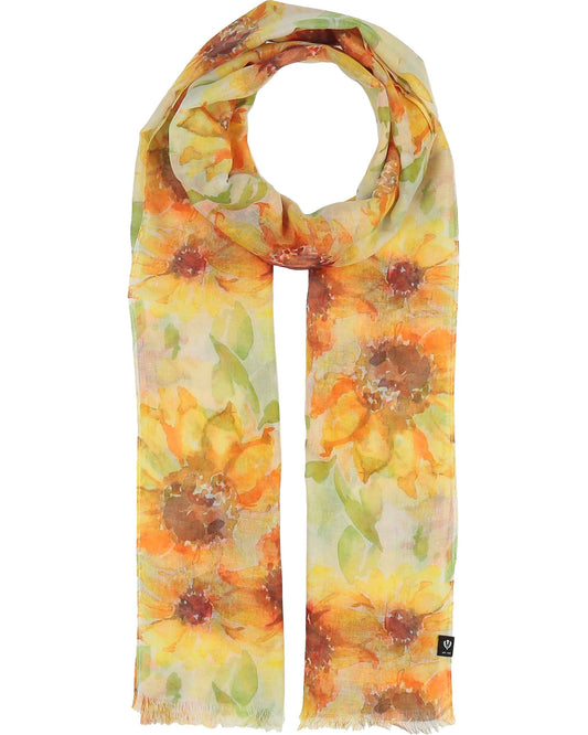Schal Sustainability Edition - Stola mit Sonnenblumen-Design (Sunflower Yellow)
