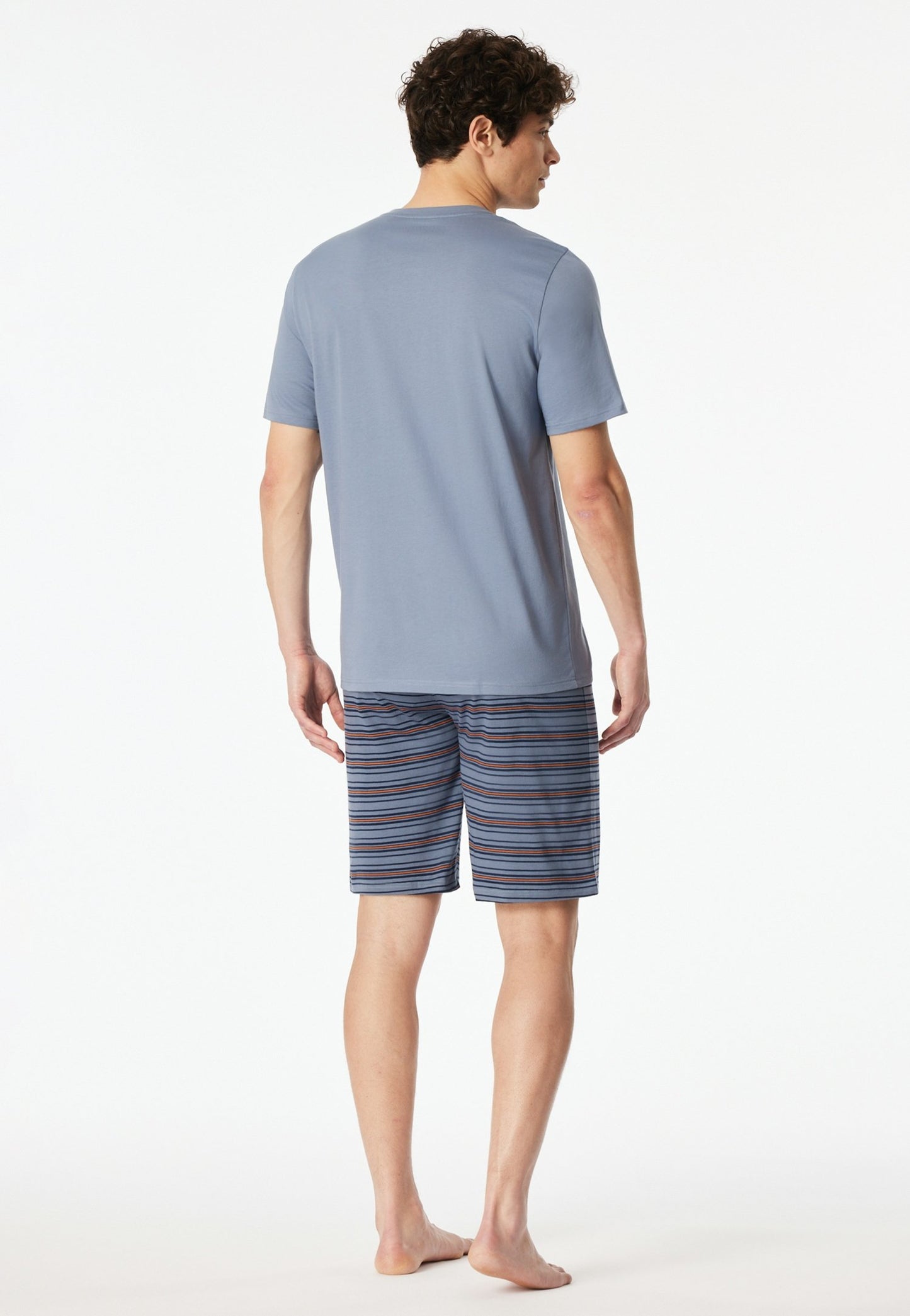 Schlafanzug kurz (Blaugrau)