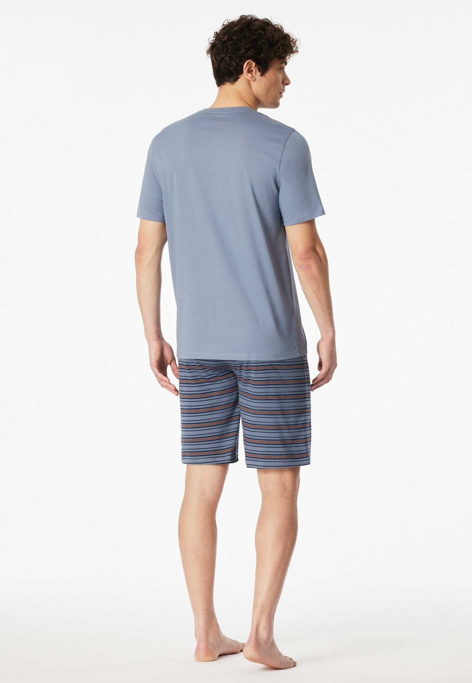 Schlafanzug kurz (Blaugrau)