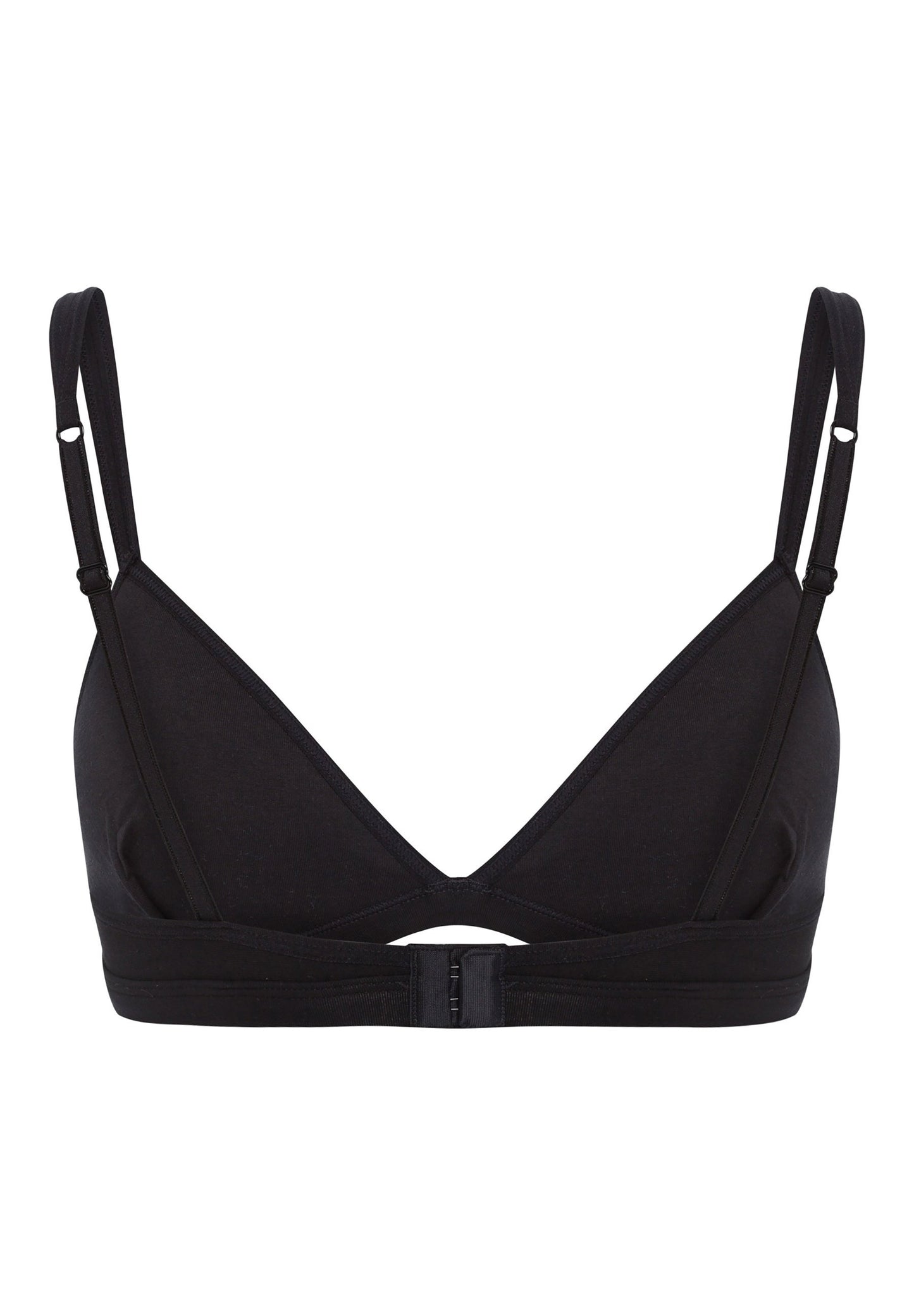 Skiny Damen Triangel BH gepaddet SKINY ADVANTAGE Cotton Stretch (Black)