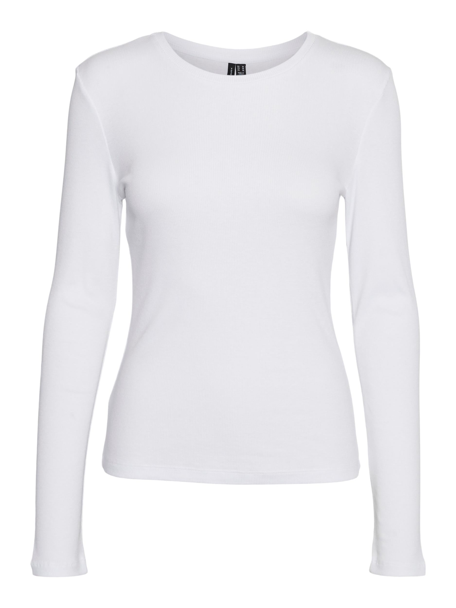 Vmroma Ls Slim Top Jrs Noos (Bright White)