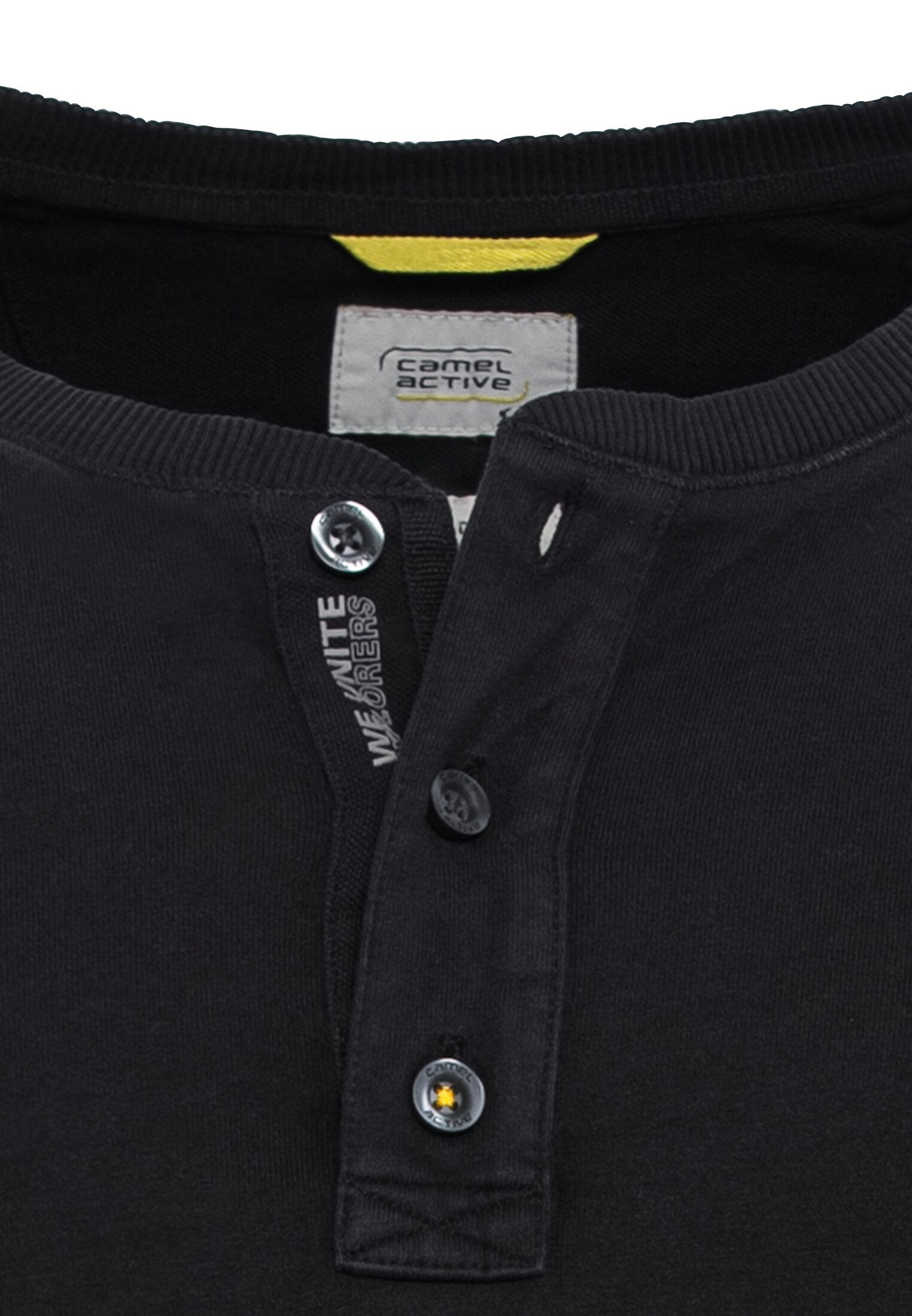 Henleyshirt mit langen Ärmeln (Kitt)