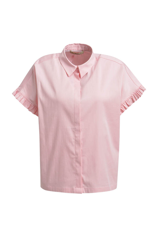 Blouse with Ruffle slv (Powder Ros©)