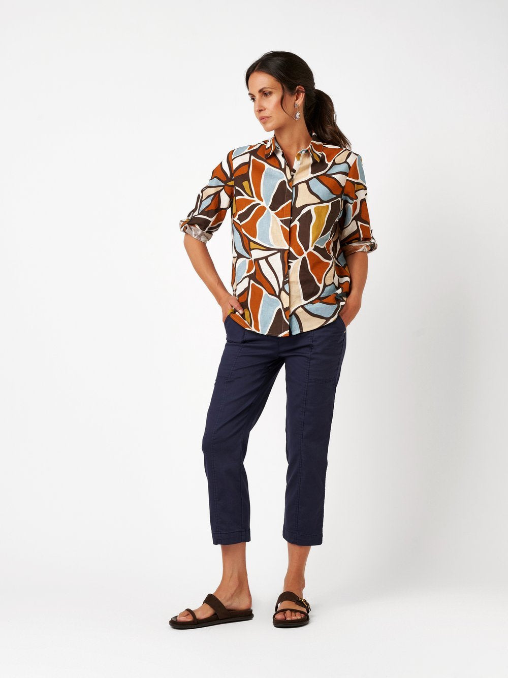 Sue Jogpant 3/4 (Dark Blue)