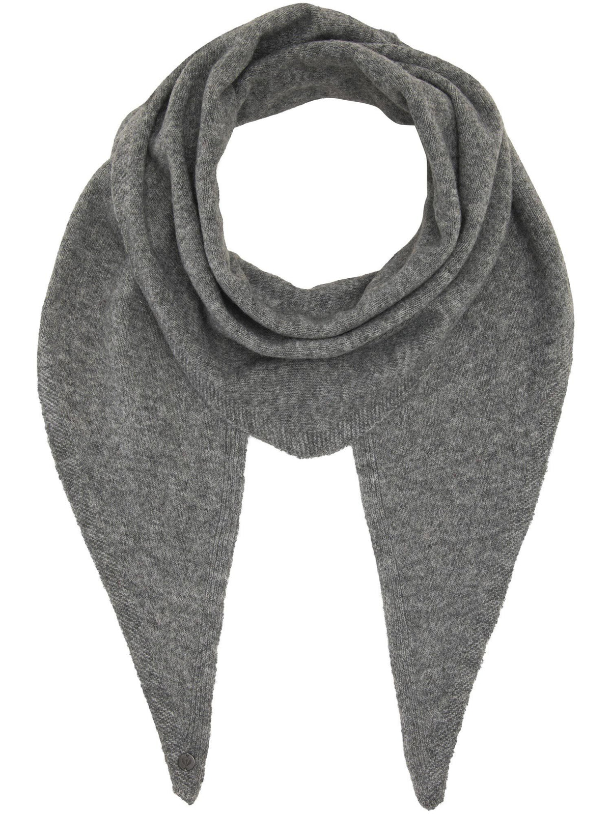 recyceltes Polyester Dreieckstuch Leicht meliertes Dreieckstuch (Morning Grey)