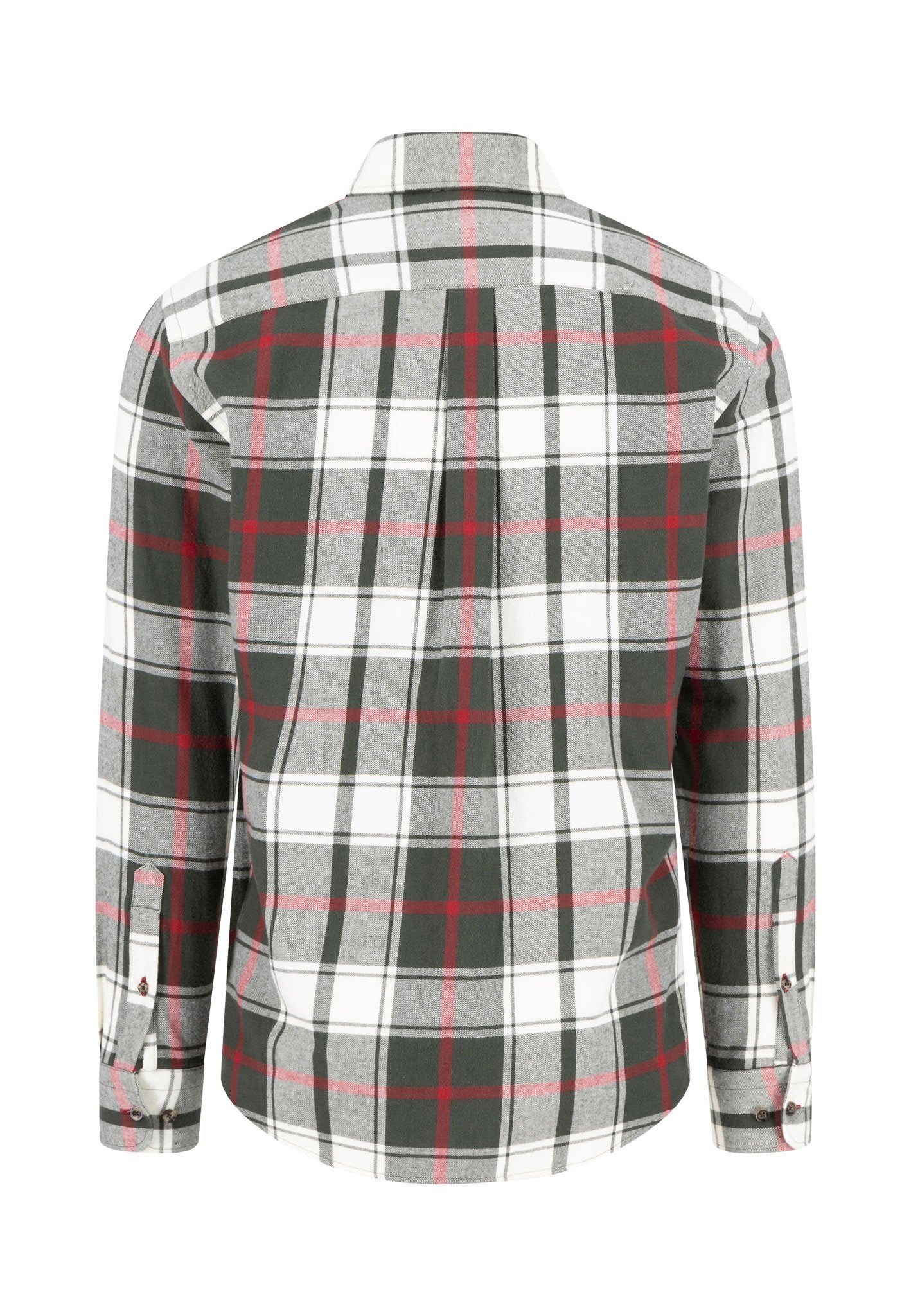 Premium Flannel Check, B.D., 1/1 (Dark Ivy)