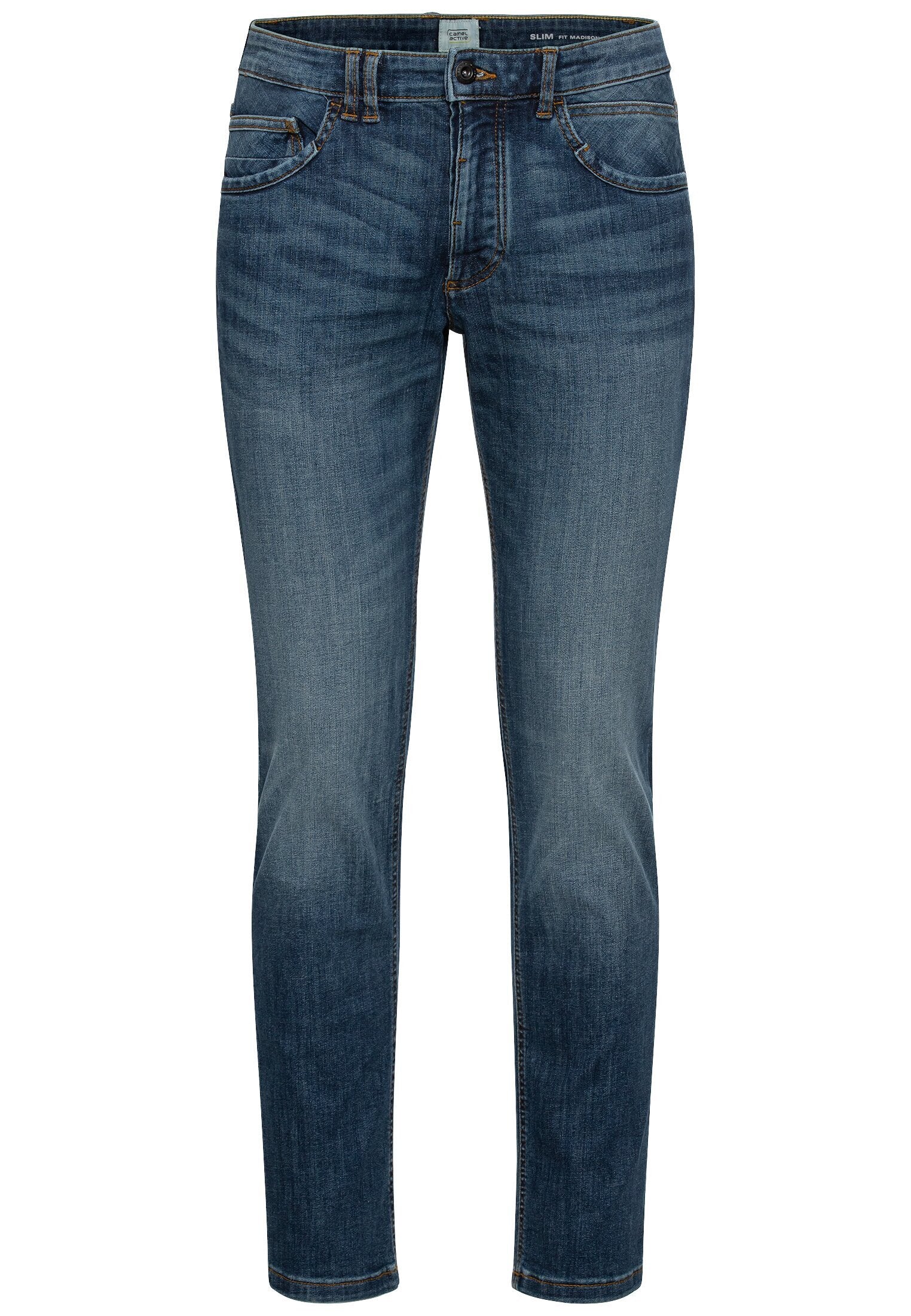fleXXXactive© Slim Fit Jeans (Dark Indigo)