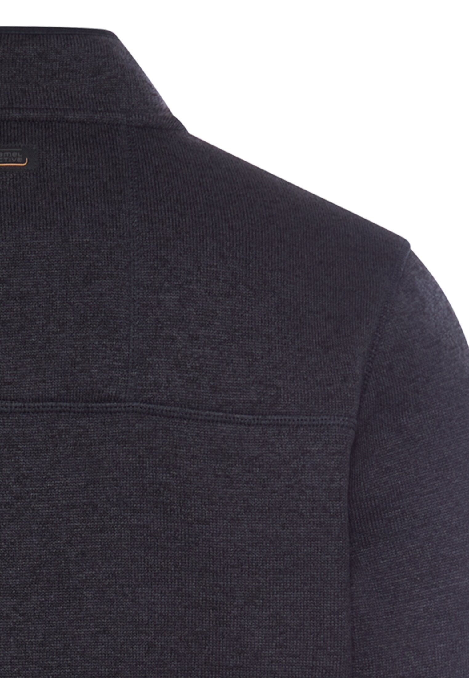 Fleecejacke mit hohem Stehkragen (Dark Navy)