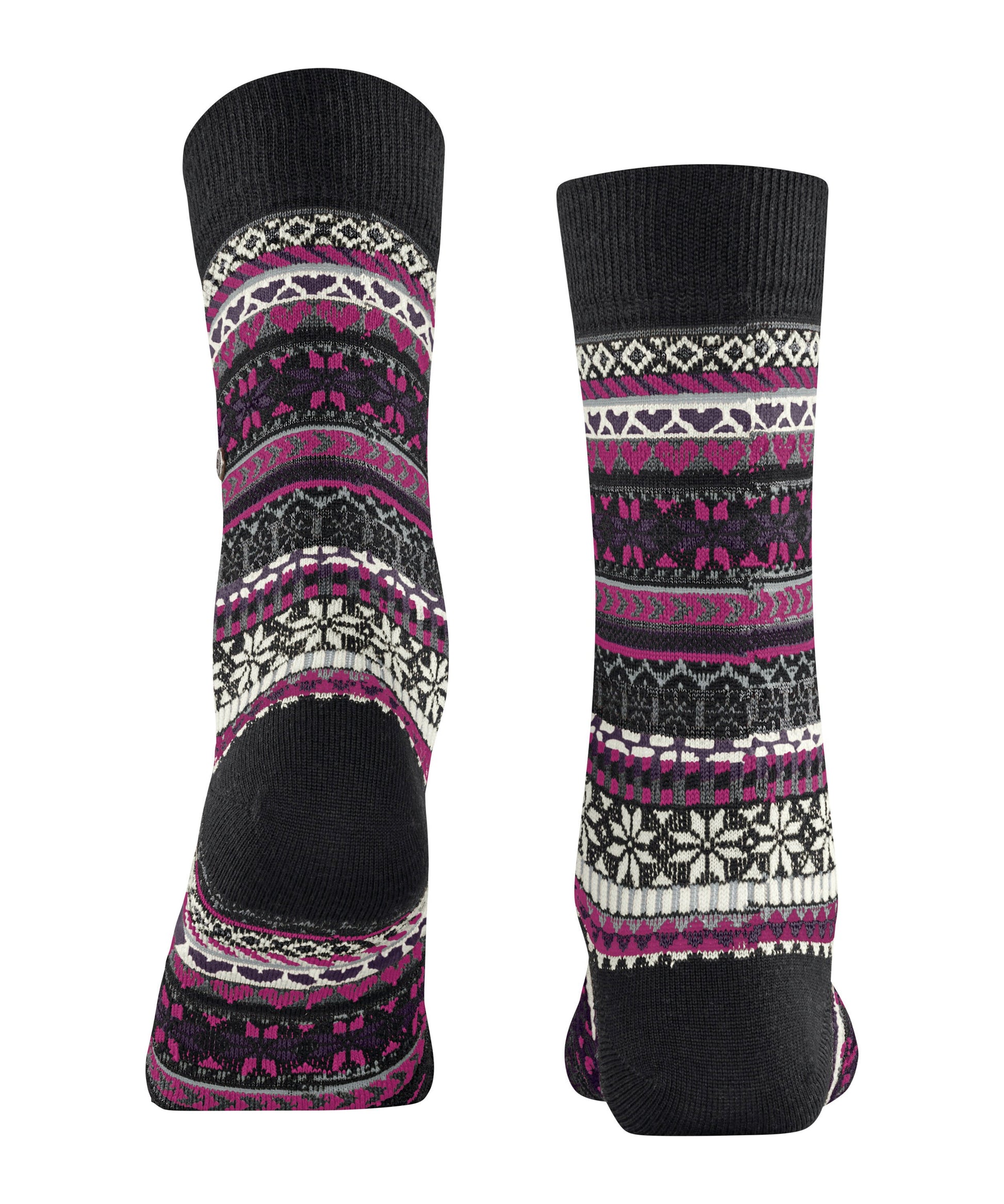 Burlington Fair Isle Delight Damen (Black)
