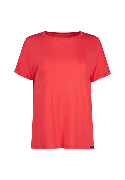 SKINY Damen Shirt kz. A. Night In Mix & Match (Hibiscus)