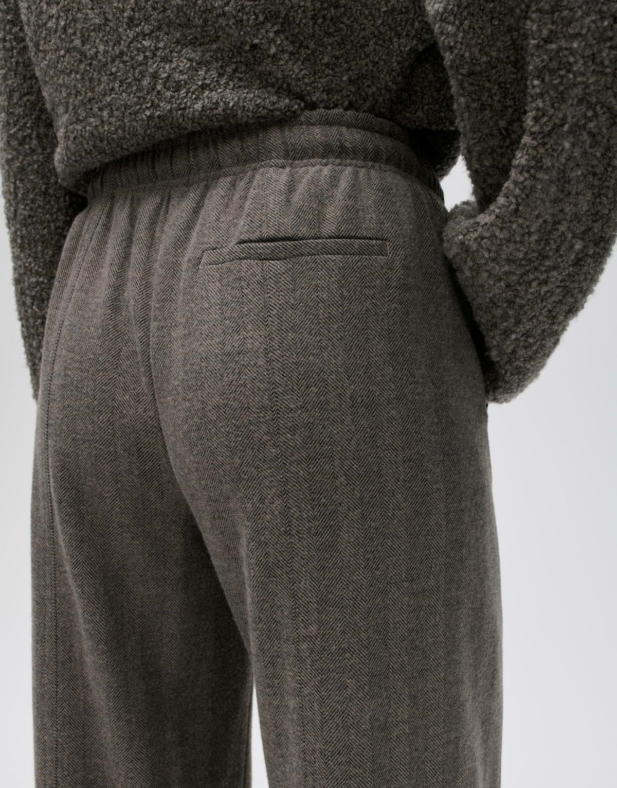Melane herringbone (Warm Greige)
