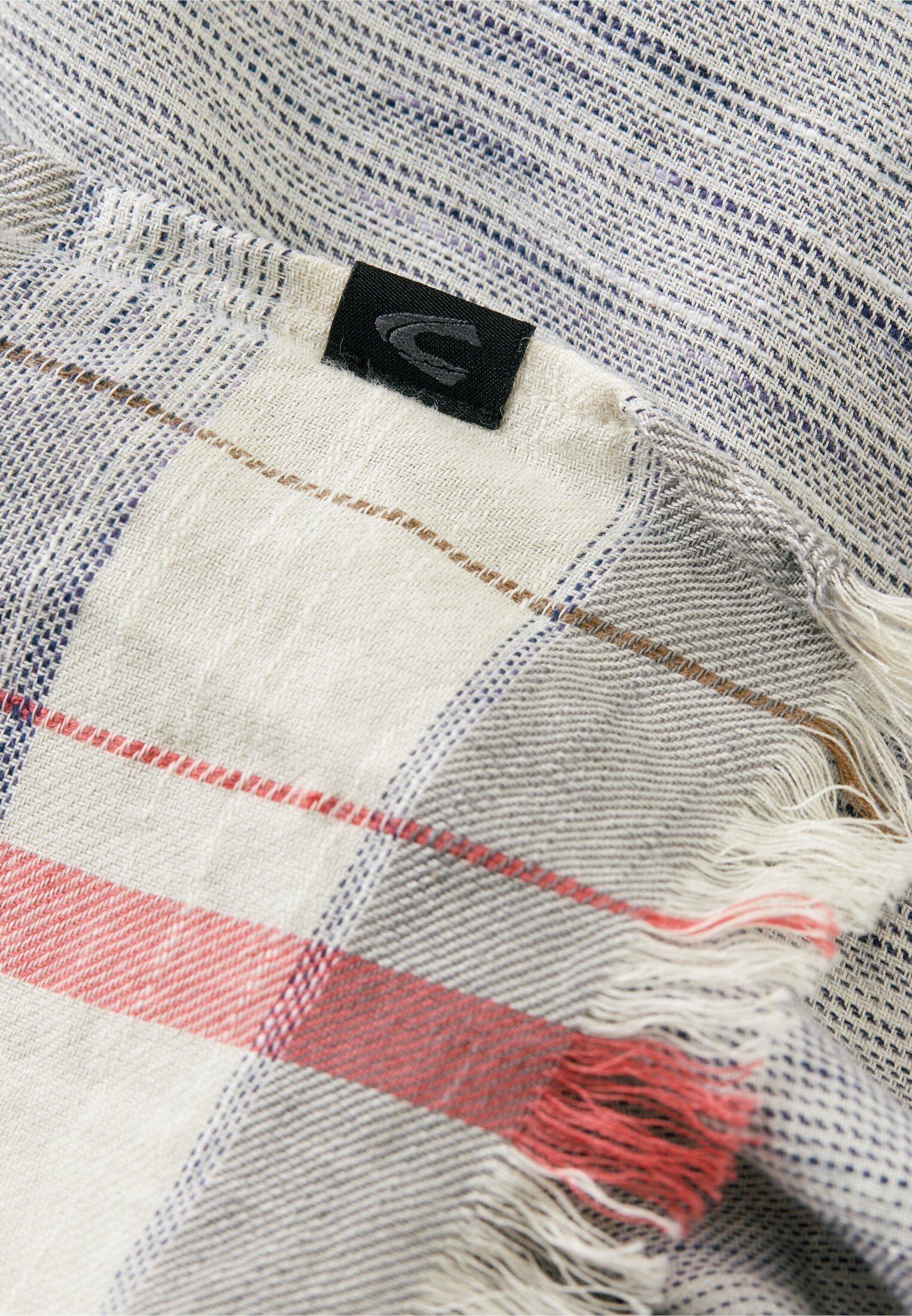 Schal aus reiner Baumwolle (Beige)