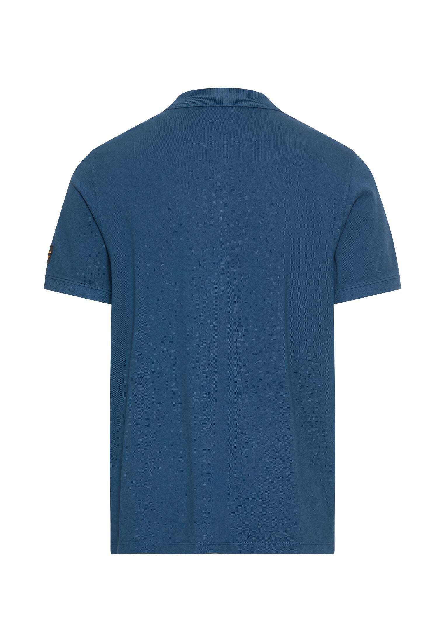 Poloshirt aus reiner Baumwolle (Indigo Blue)
