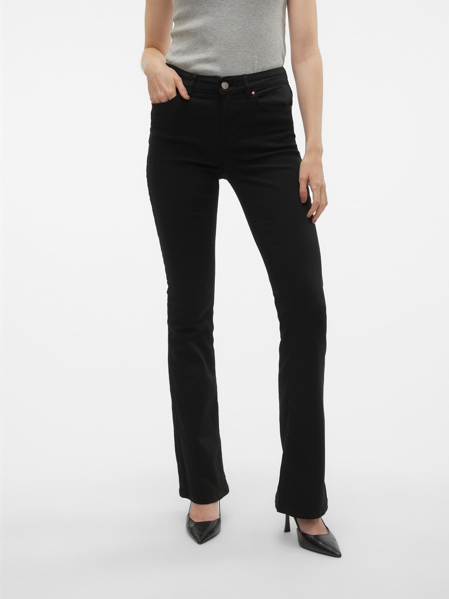 Vmflash Mr Flared Jeans Li140 Ga Noos (Black)