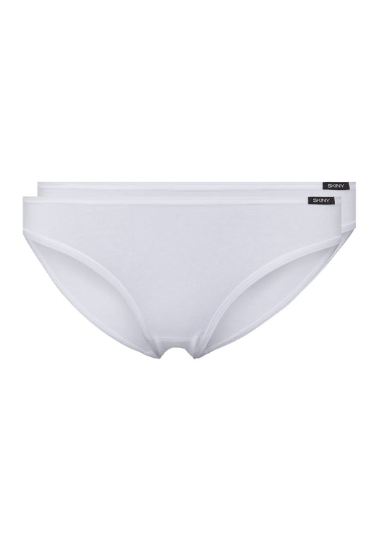 Skiny Damen Rio Slip Doppelpack Cotton Advantage (White)