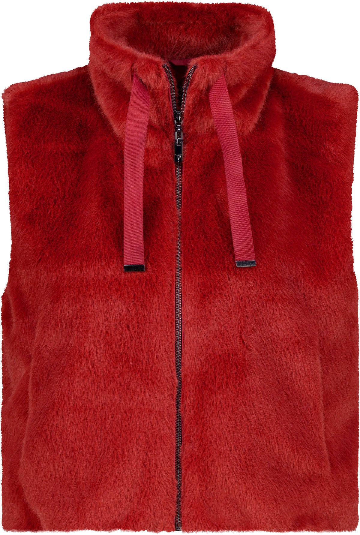 Weste aus Kunstpelz (Autumn Red)