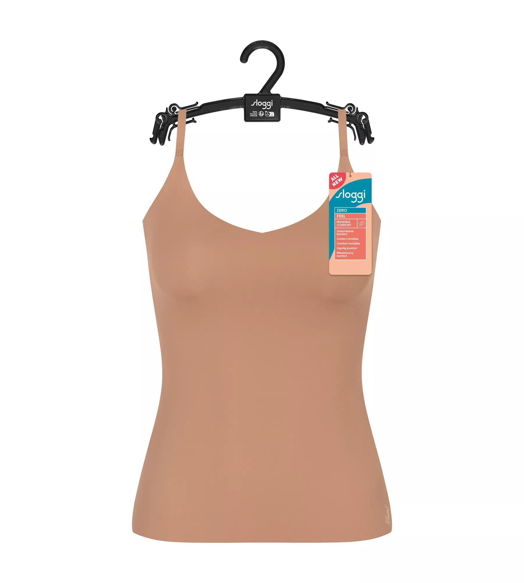sloggi ZERO Feel 2.0 Spaghetti Top (00cm Nostalgic Brown)