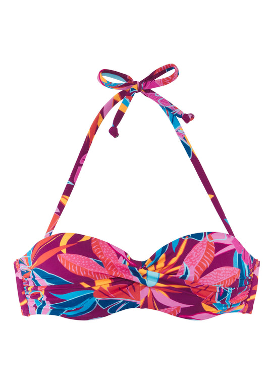 buffalo lm Bügel-Bandeau-Top (Berry Print)