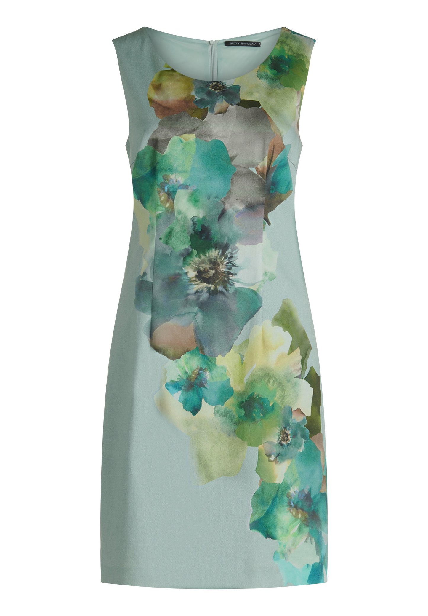 Etuikleid (Green/blue)