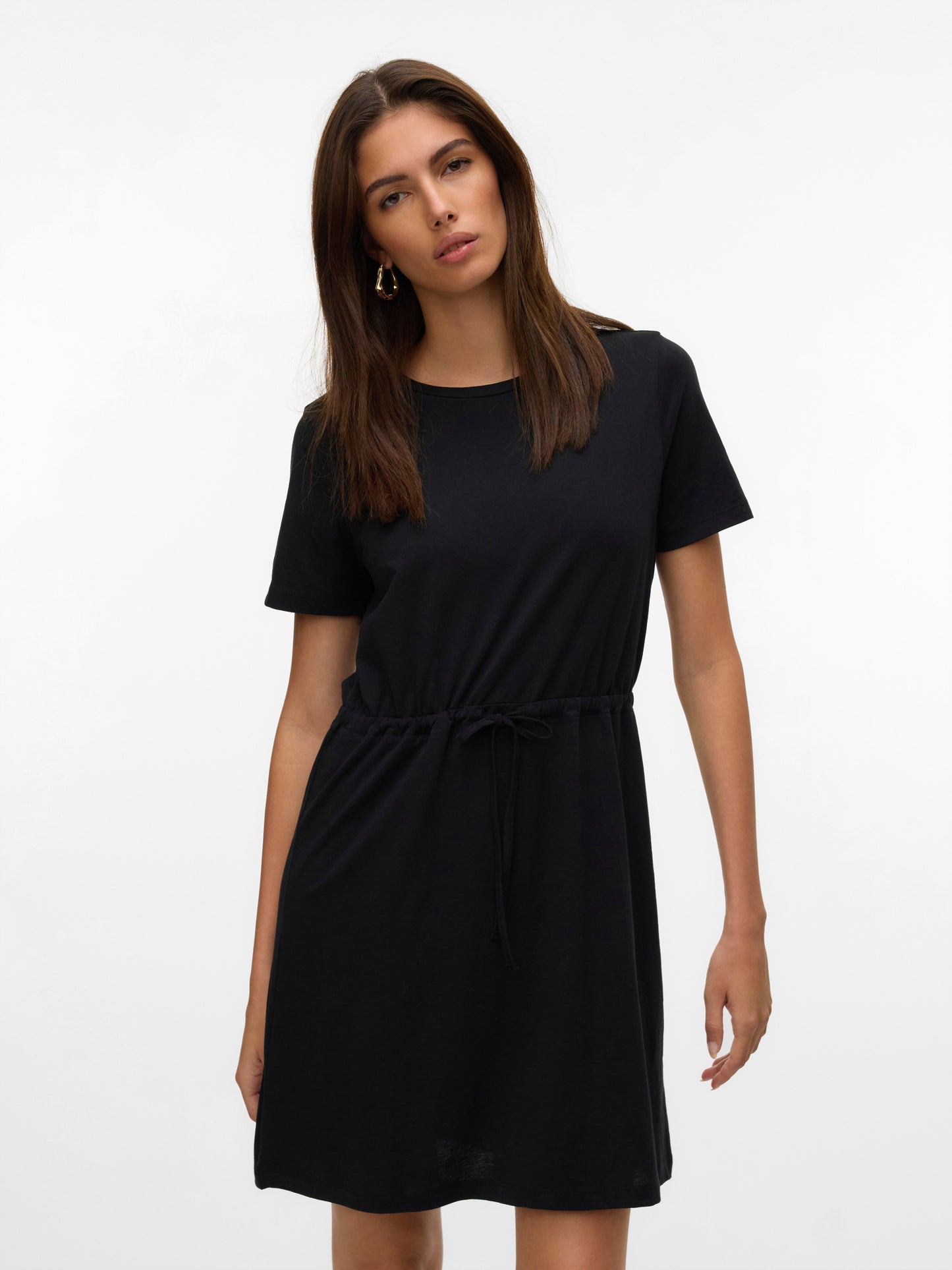Vmluna Ss Short String Dress Jrs Noos (Black)