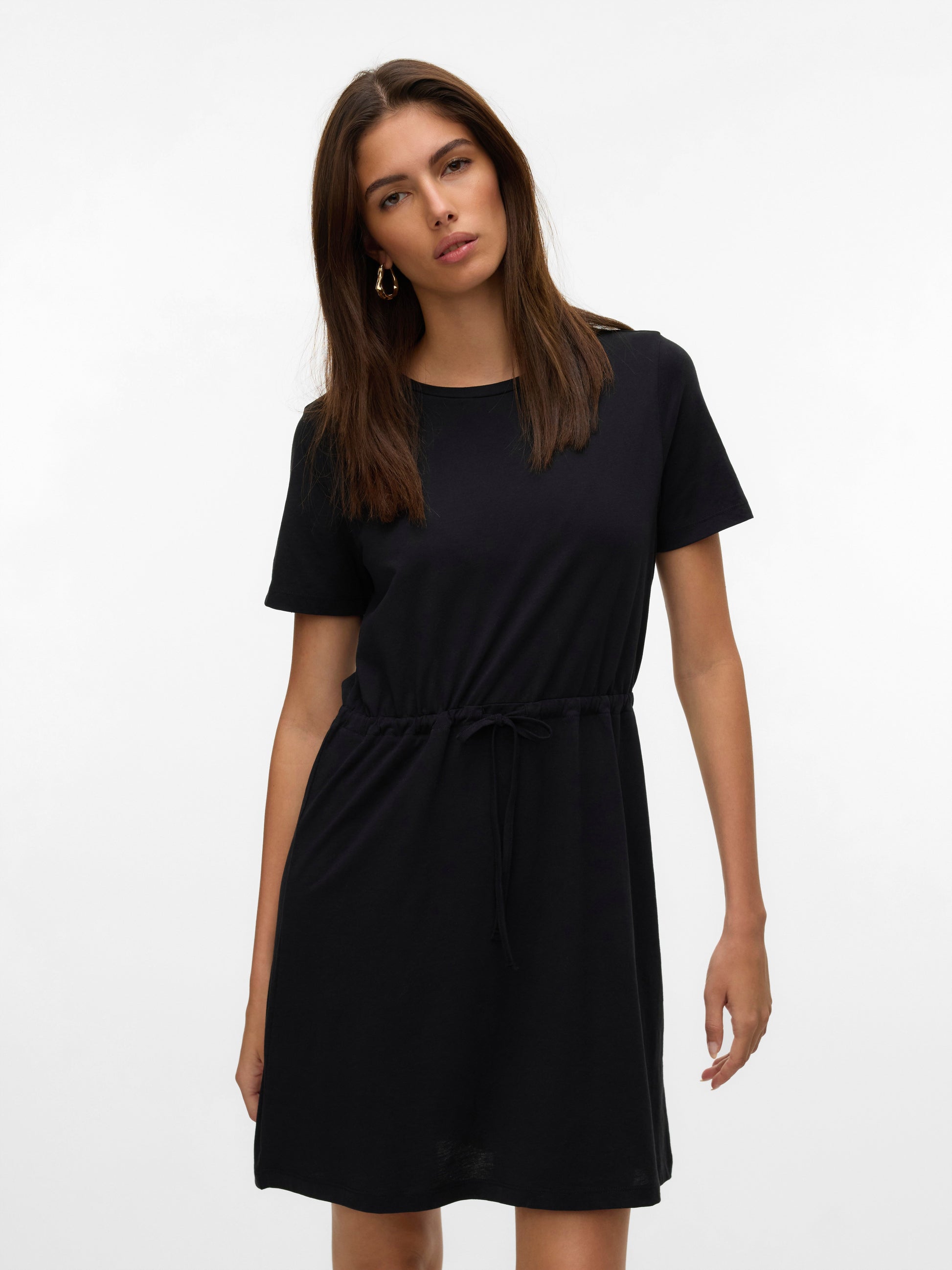 Vmluna Ss Short String Dress Jrs Noos (Black)
