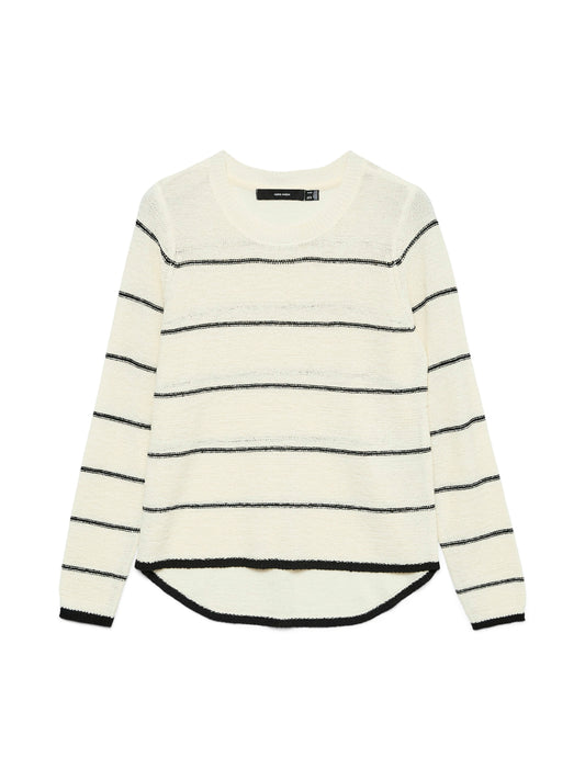 Vmnuevocharity Ls O-neck Pull Boo Ent (Birch/w. B)